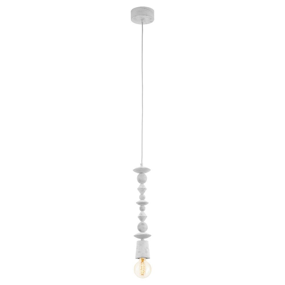 Pendelleuchte "AVOLTRI" weiß, rund, 60W, E27, ø80mm