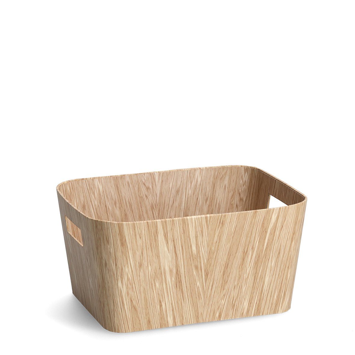 Zeller Present Aufbewahrungskorb Aufbewahrungsbox "Holz, Pappe, Holzoptik, ca. 30,5 x 22,9 x 15,2 cm
