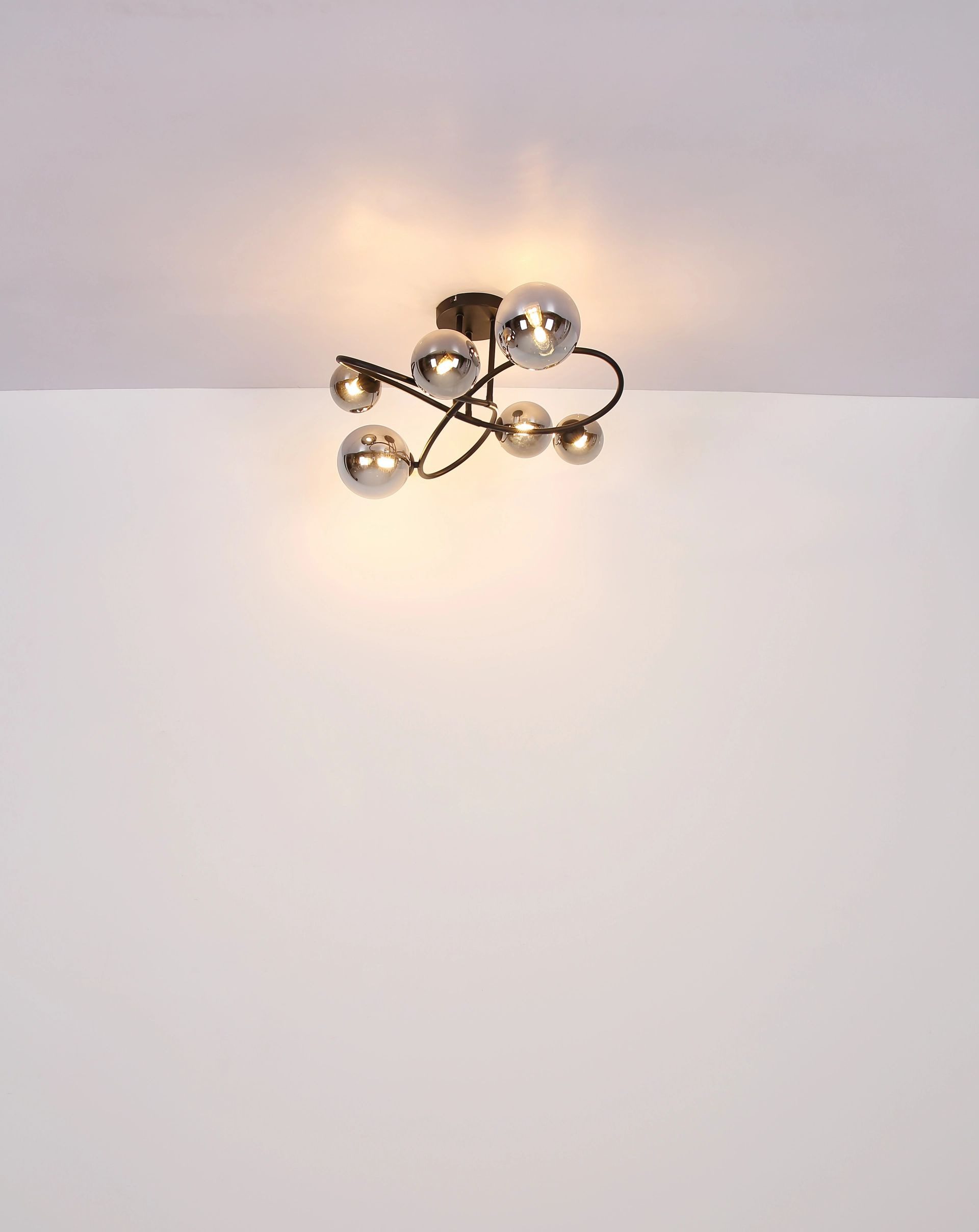 GLOBO LIGHTING Hängeleuchte RIHA, Leuchtmittel wechselbar, Warmweiß, Hängeleuchte, Pendelleuchte, Glas, Design Leuchte, Esszimmer