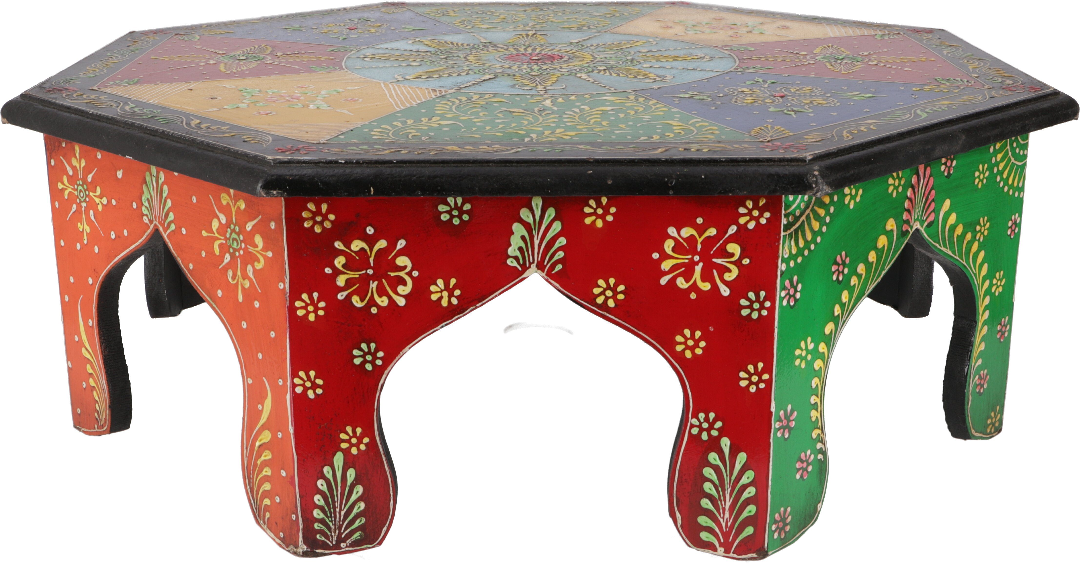 Guru-Shop Couchtisch Bemalter kleiner Tisch, Minitisch, günstig online kaufen
