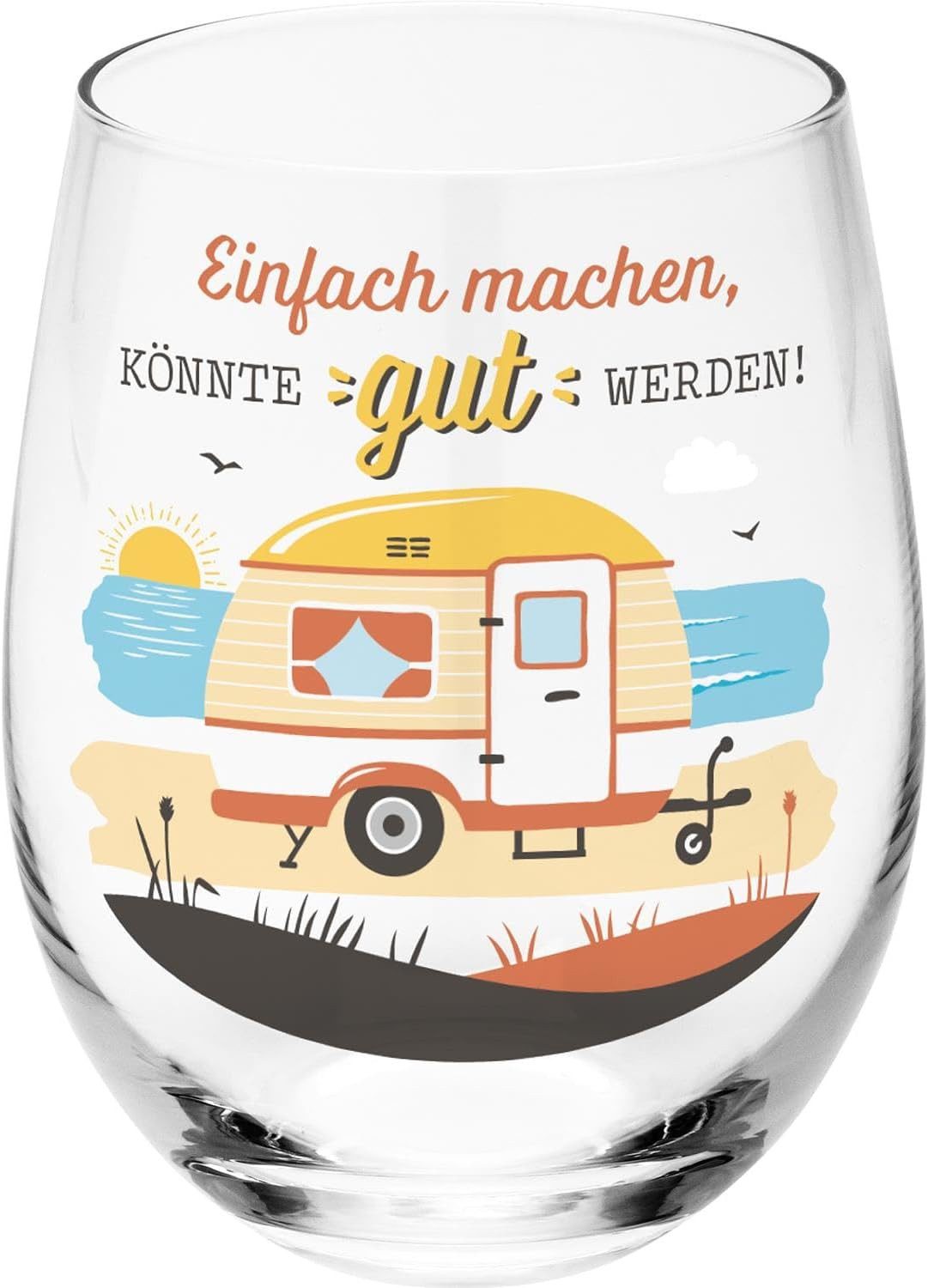 Sheepworld Gläser-Set Glas Trinkglas Wasserglas Saftglas Sheepworld Fernweh Meer 48419, Material: Glas