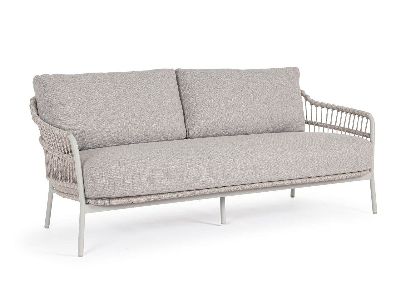 Gartensofa Talaia aus Metall, Frostig