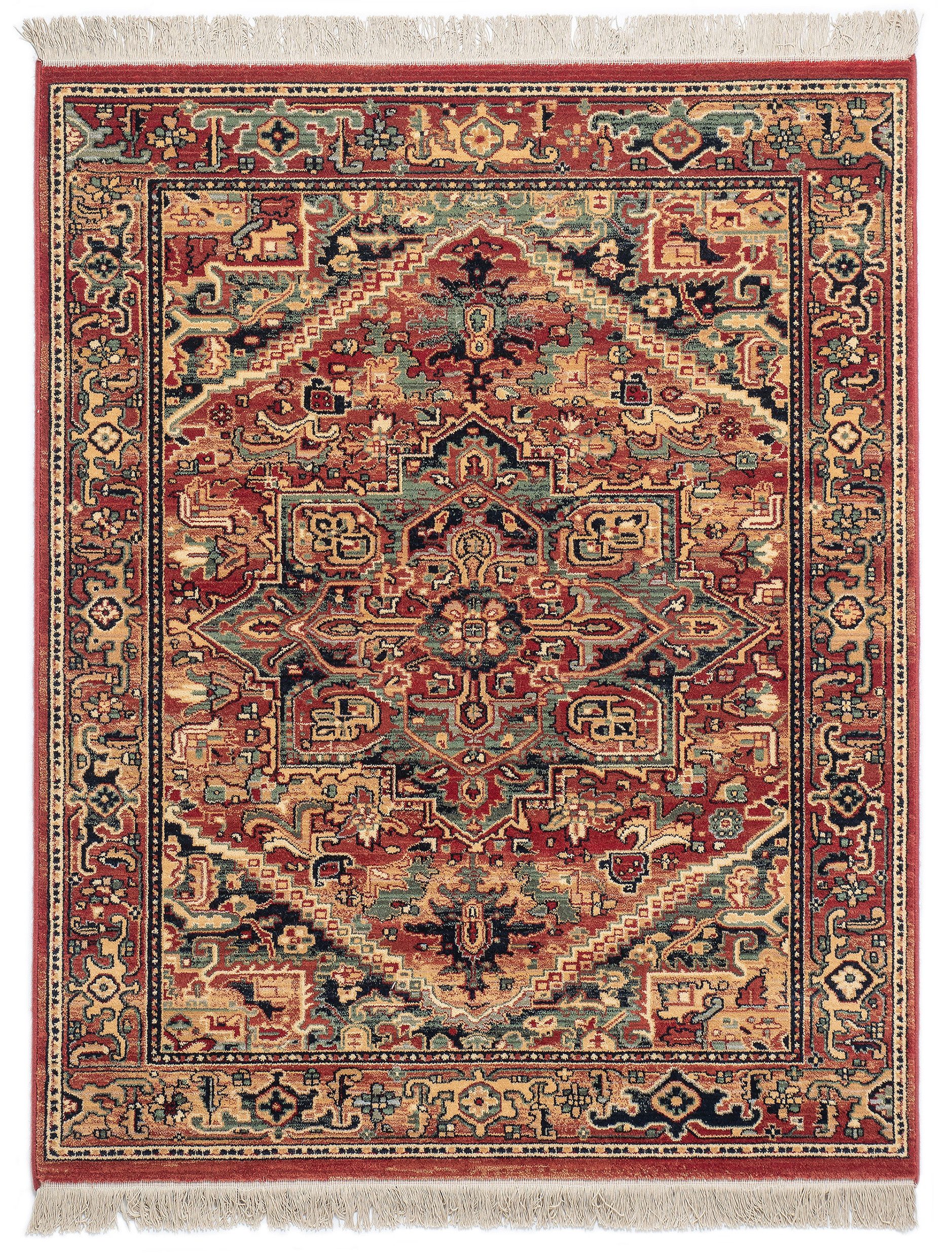 THEKO Wollteppich Saharna 2886, rechteckig, Höhe: 10 mm, reine Wolle, Orient-Optik, mit Fransen. Reduzierter Preis € 67,99. Unverbindliche Preisempfehlung € 119,00