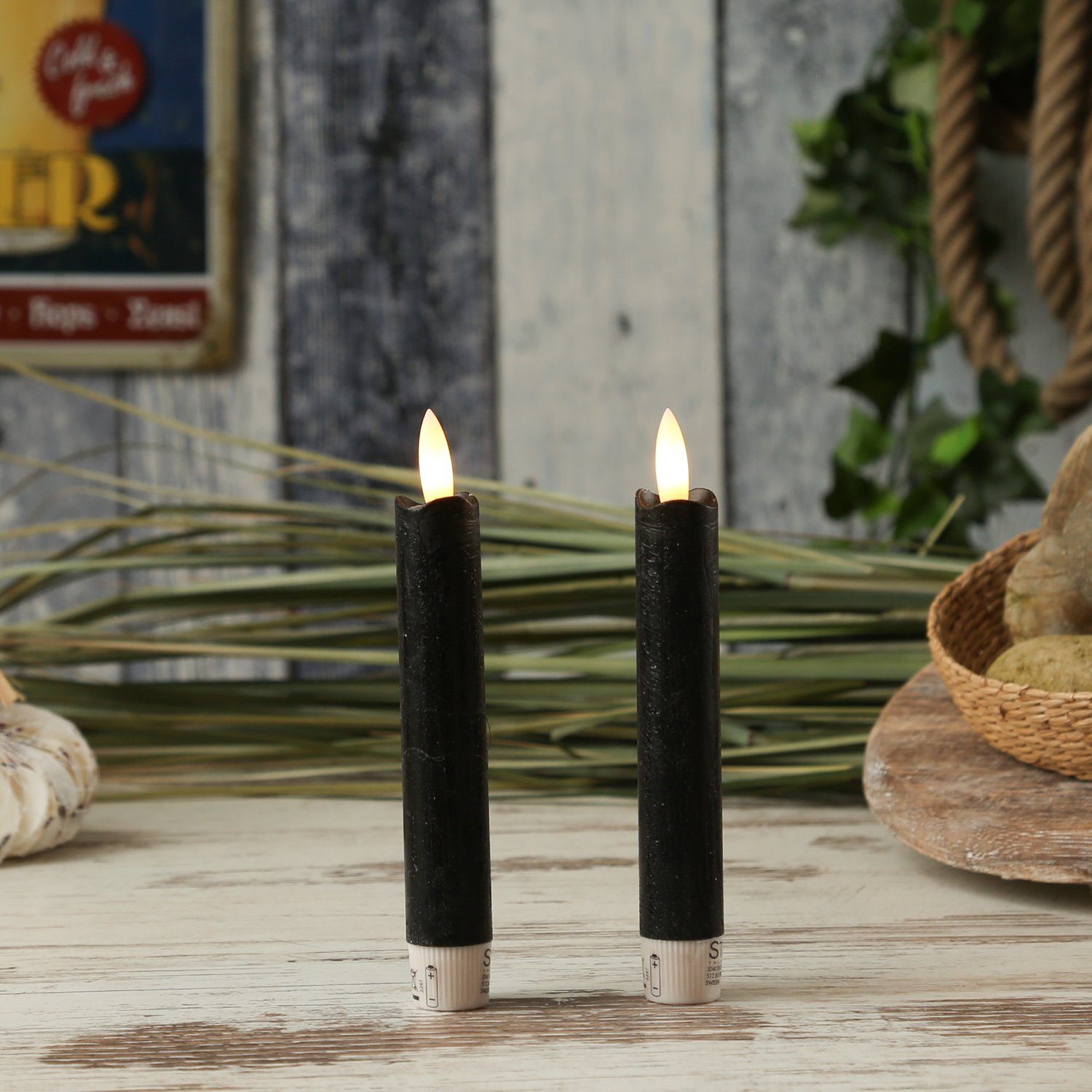 MARELIDA LED-Kerze LED Stabkerzen Dinner Tafelkerzen günstig online kaufen