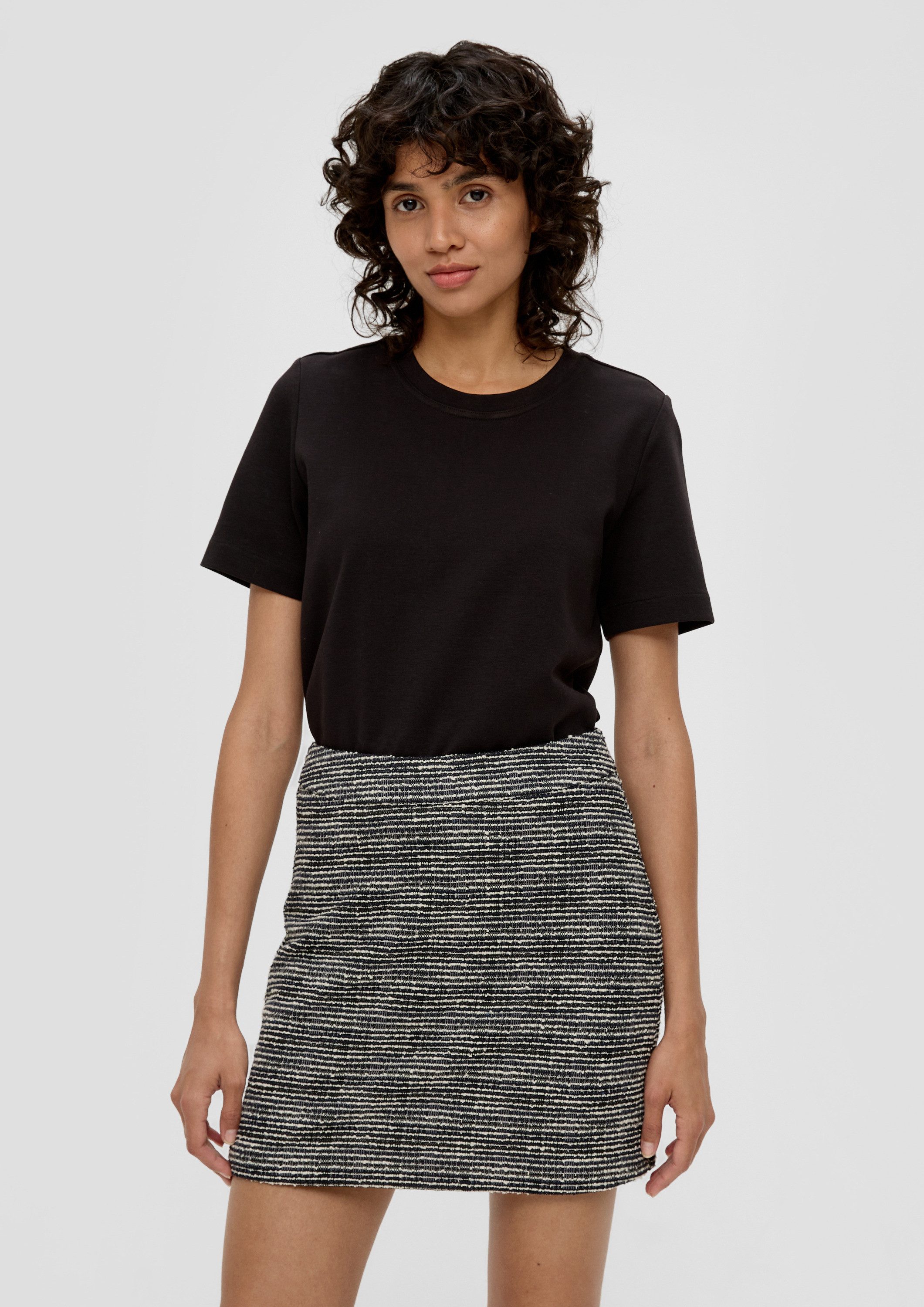 s.Oliver Minirock Rock Hosenrock aus Bouclé