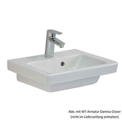 Villeroy & Boch Waschbecken Villeroy & Boch Subway 2.0 Handwaschbecken 450 x 370mm,weiß Ceramicplu