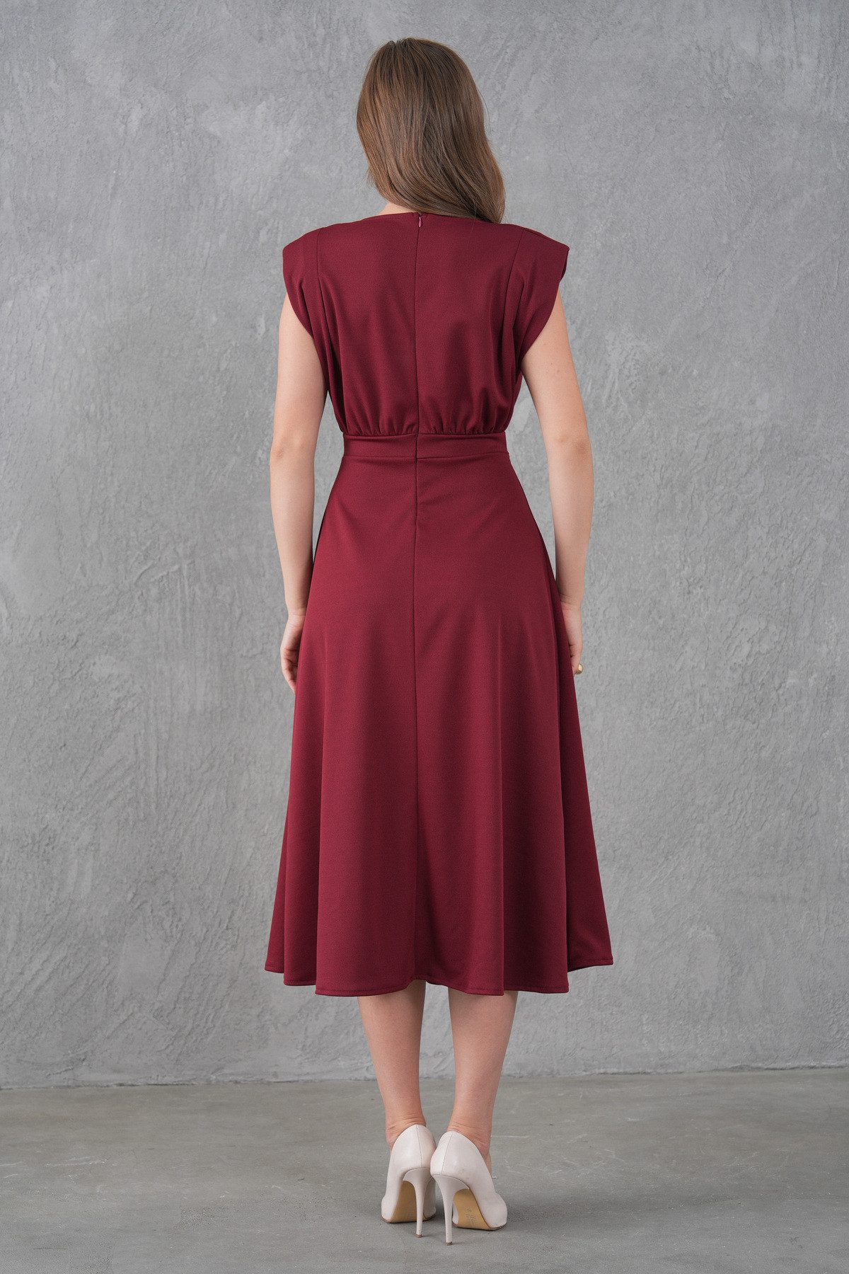 WOMAN VISION Midikleid Ärmelloses ausgestelltes Midikleid – Bild 3 von 4