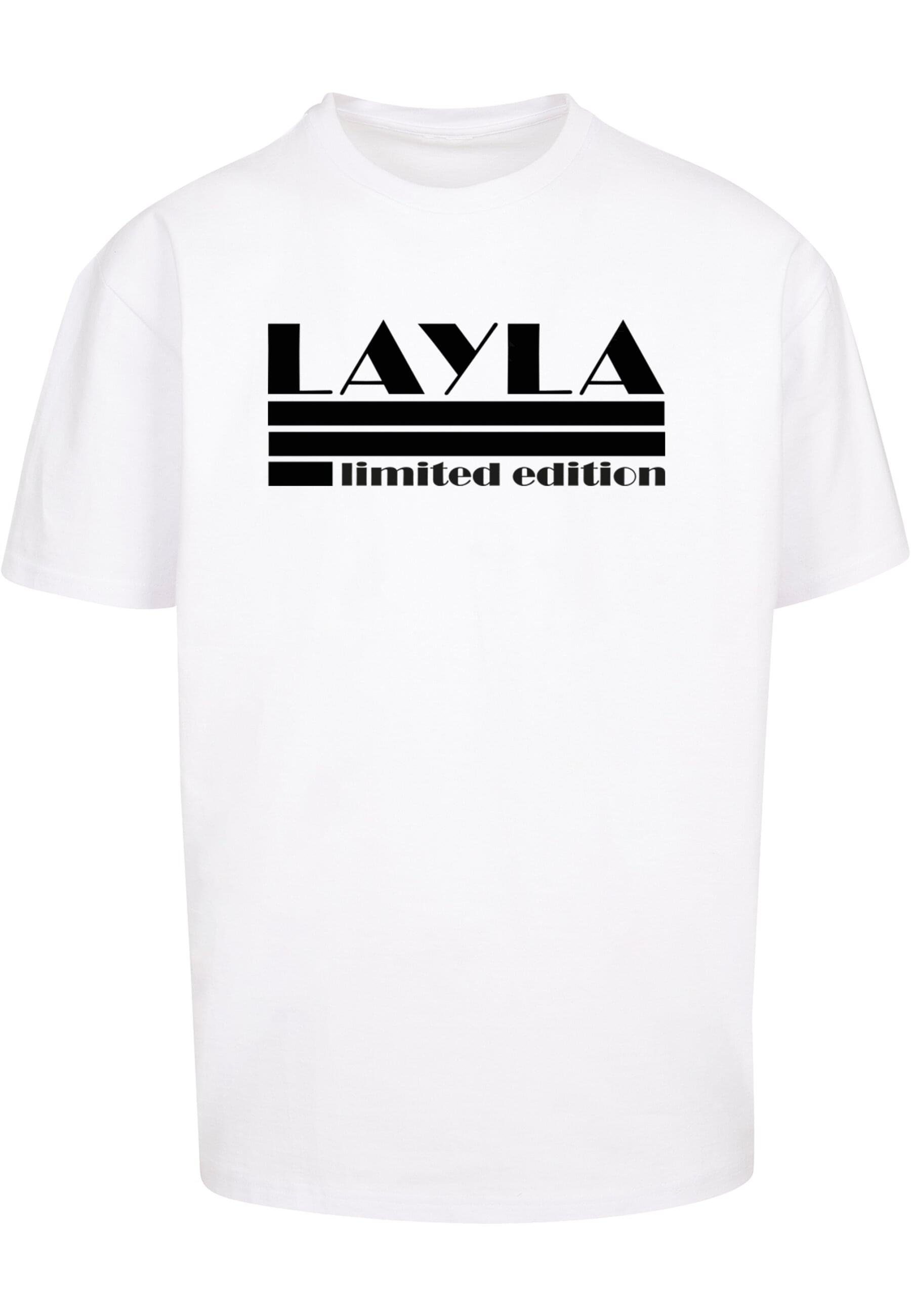 Merchcode T-Shirt Herren Layla - Limited Edition Oversize Tee (1-tlg) white