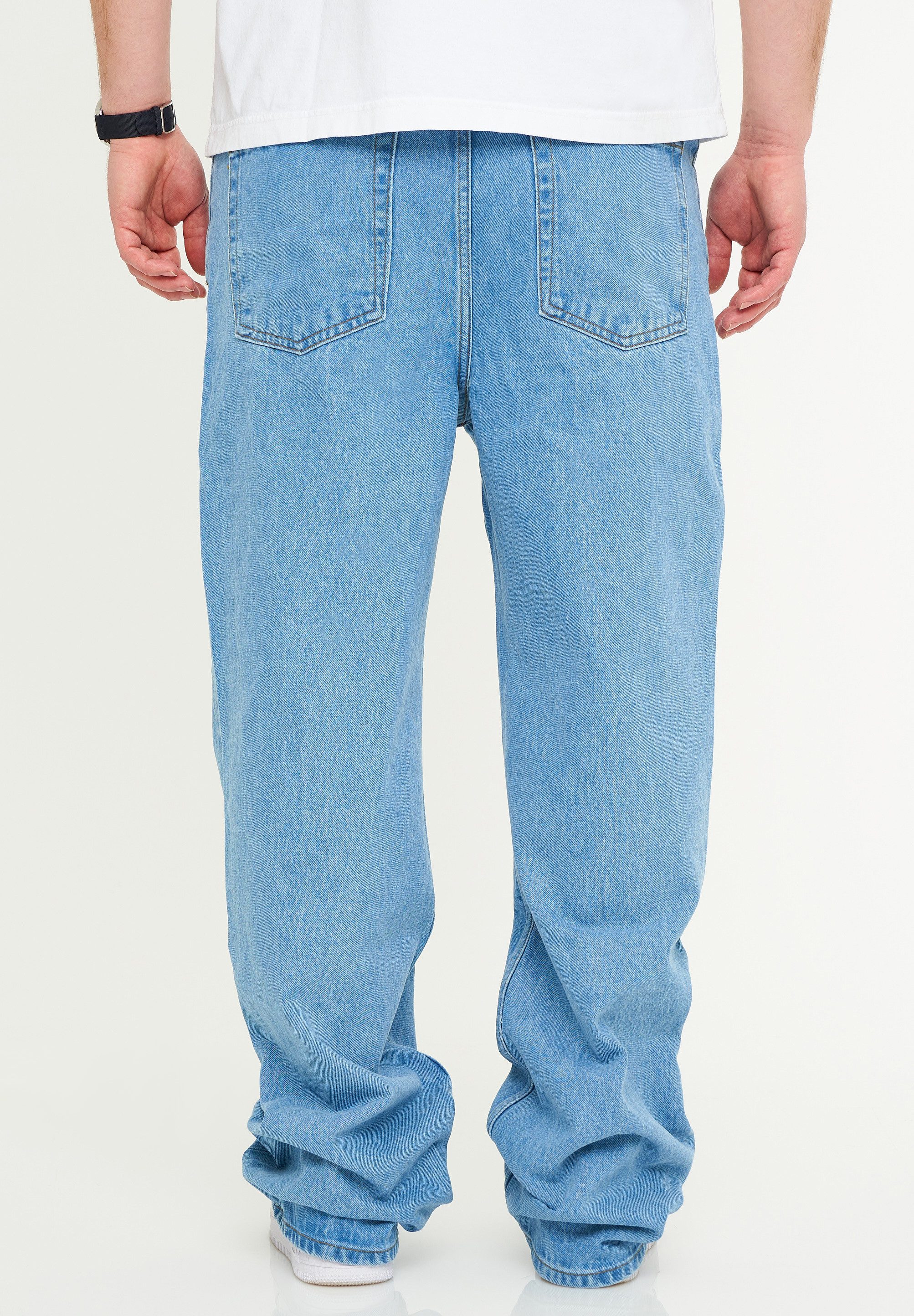 DAILY COTTON Loose-fit-Jeans DCPAPILON Herren Lange Hose Jeans Ripped Loose-Fit Baggy – Bild 4 von 4