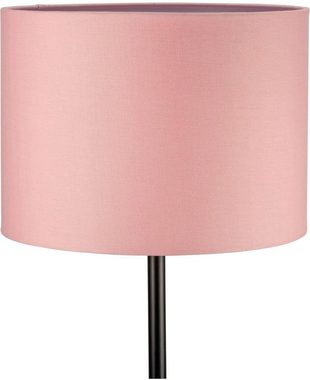 Pauleen Stehlampe Grand Reverie, ohne Leuchtmittel, E27, Stoffschirm Rosa