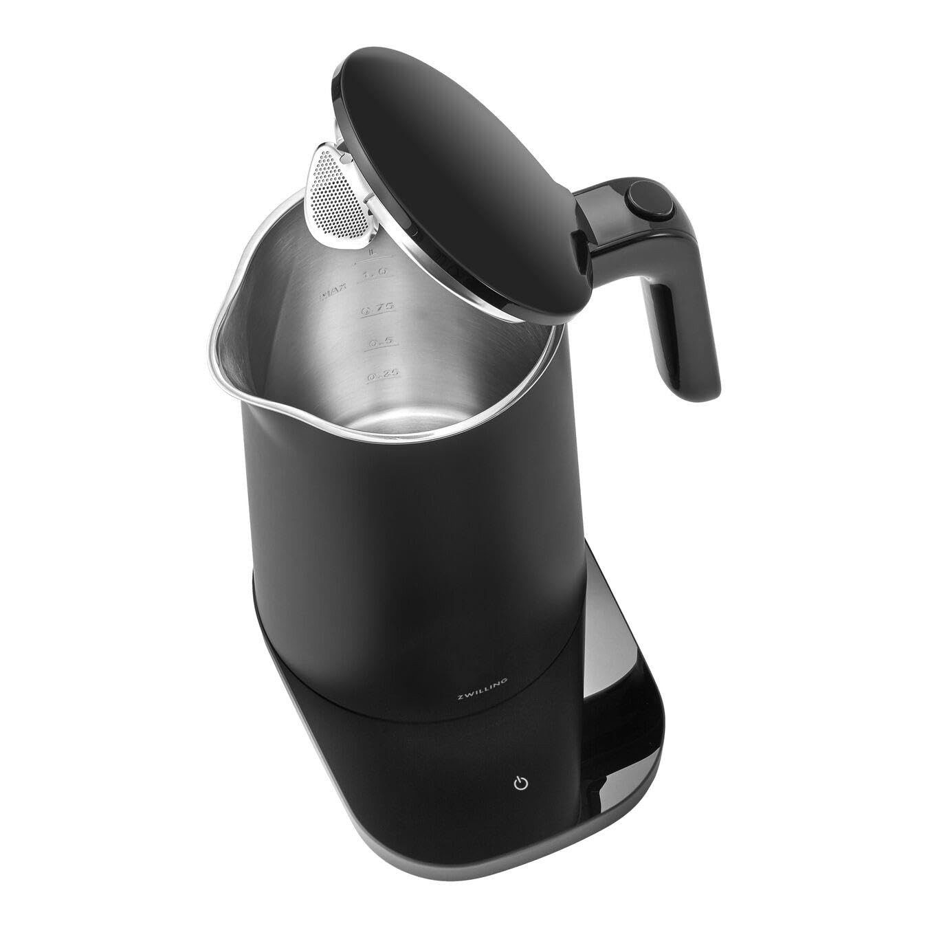 Zwilling Wasserkocher 1027167, 6 Temperatureinstellungen & Doppelwand, Edelstahlfilter