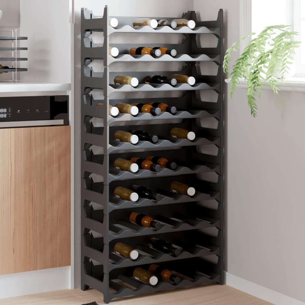 vidaXL Weinregal Weinregal für 60 Flaschen PP Stapelbar, 1-tlg.