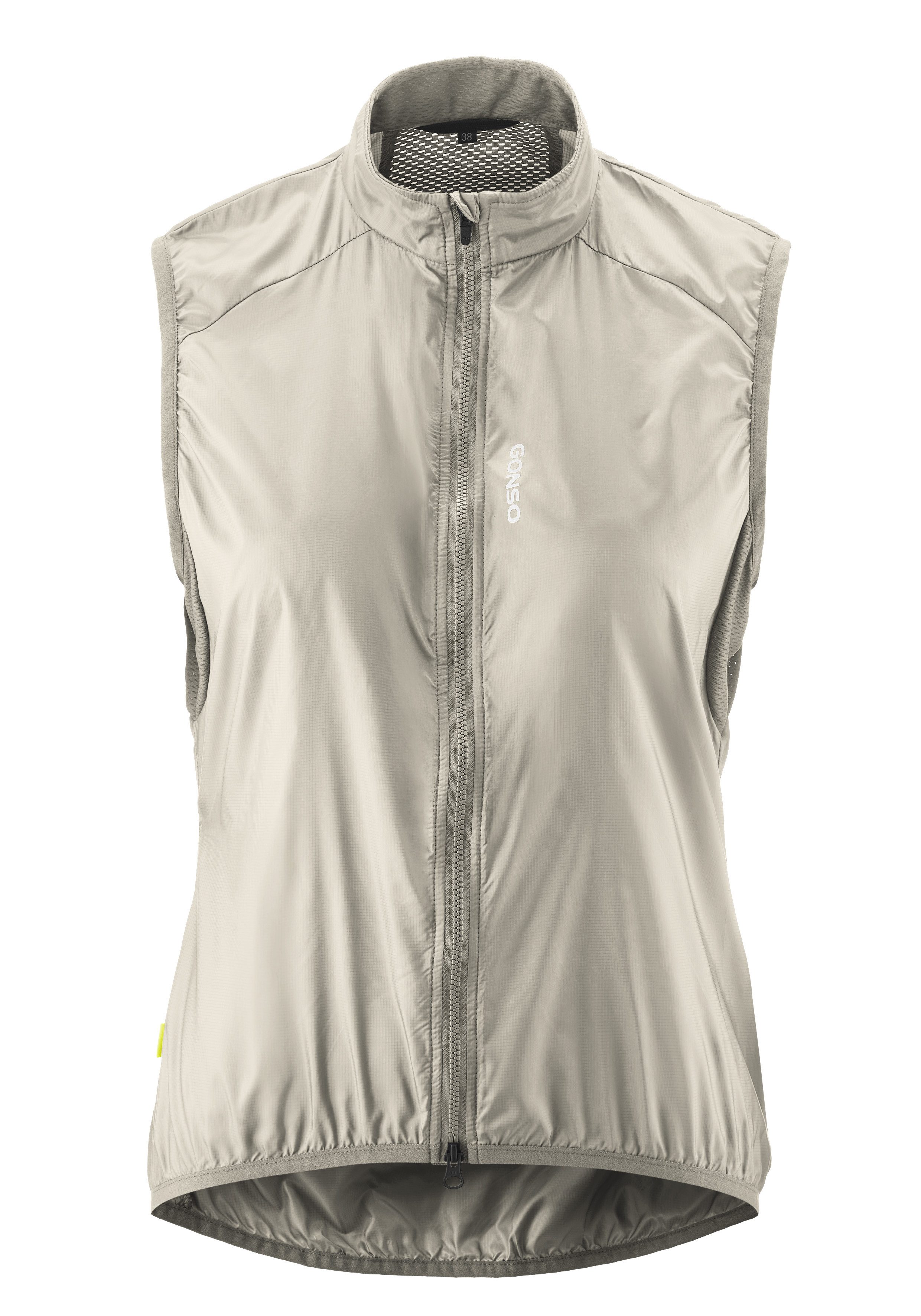 Gonso Funktionsweste Road Vest Wind W Damen Weste, atmungsaktive Radweste, leichte Windweste, Tight Fit