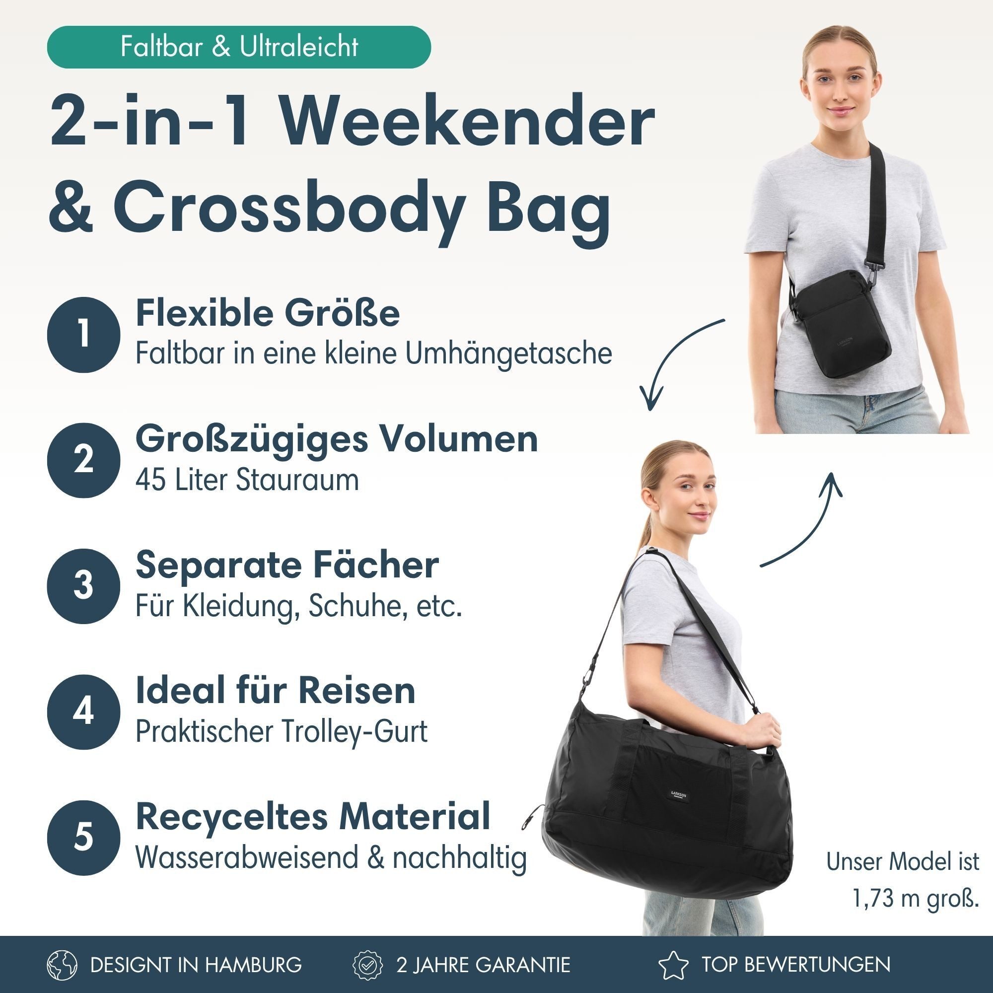 LARKSON Weekender Magnus Packable Weekender (1-tlg), günstig online kaufen