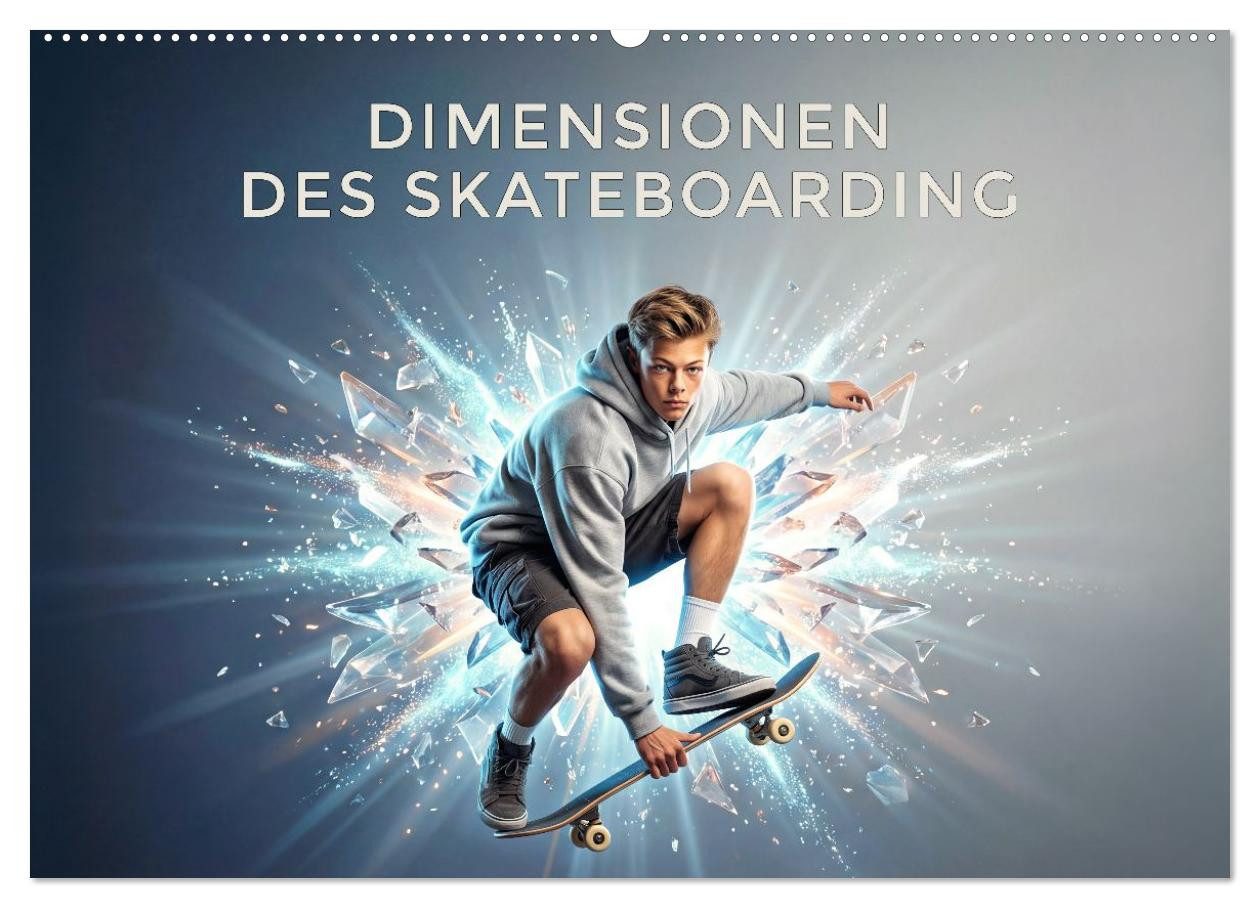 CALVENDO Wandkalender Dimensionen des Skateboarding (Wandkalender 2027 DIN A2 quer), CALVEND