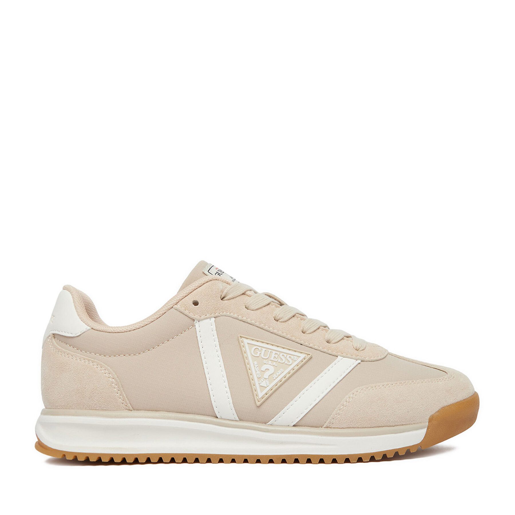 Guess Jeans Damen-Sneaker Beige Sneaker