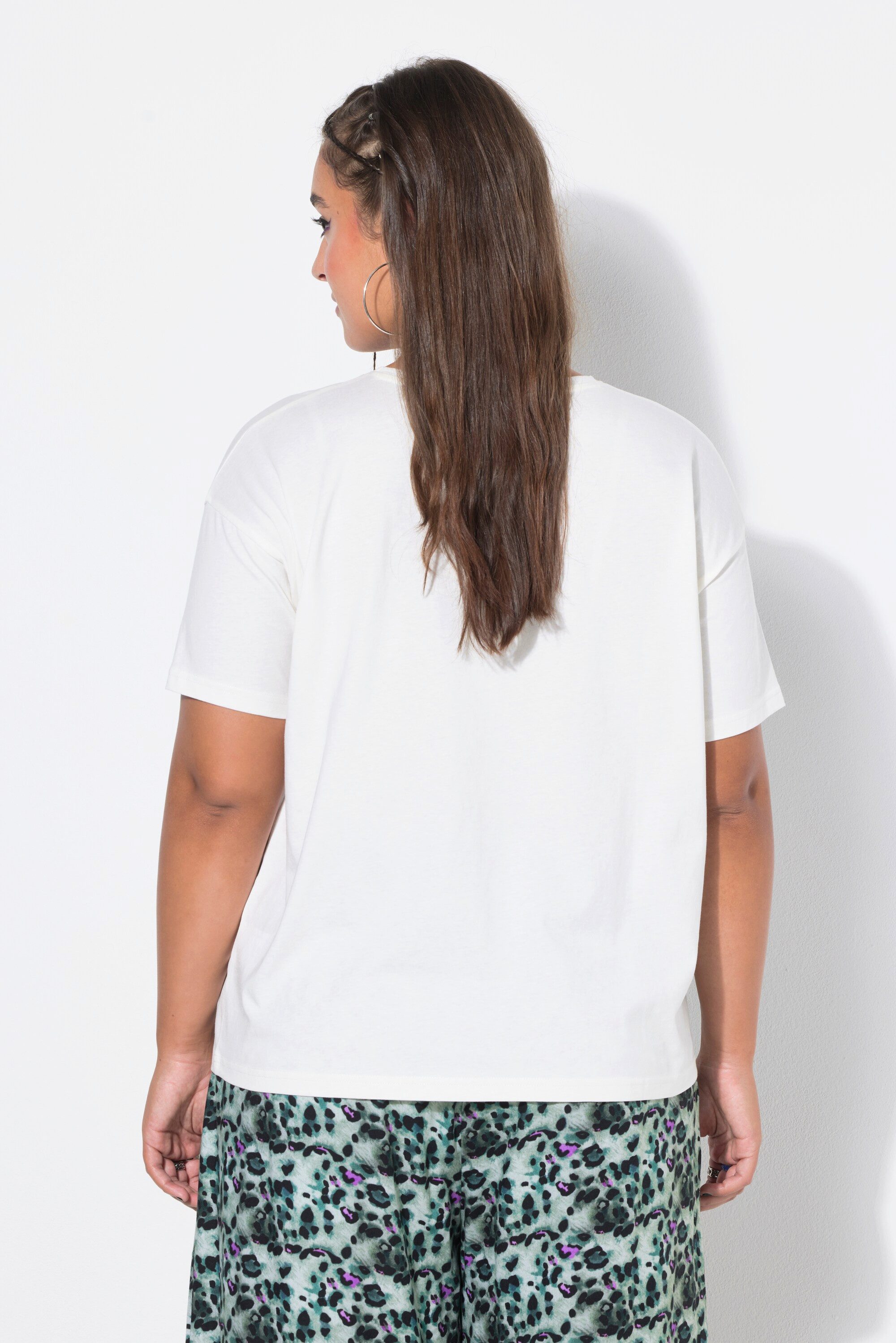 Studio Untold T-Shirt T-Shirt Oversize Shape Stickerei – Bild 3 von 4
