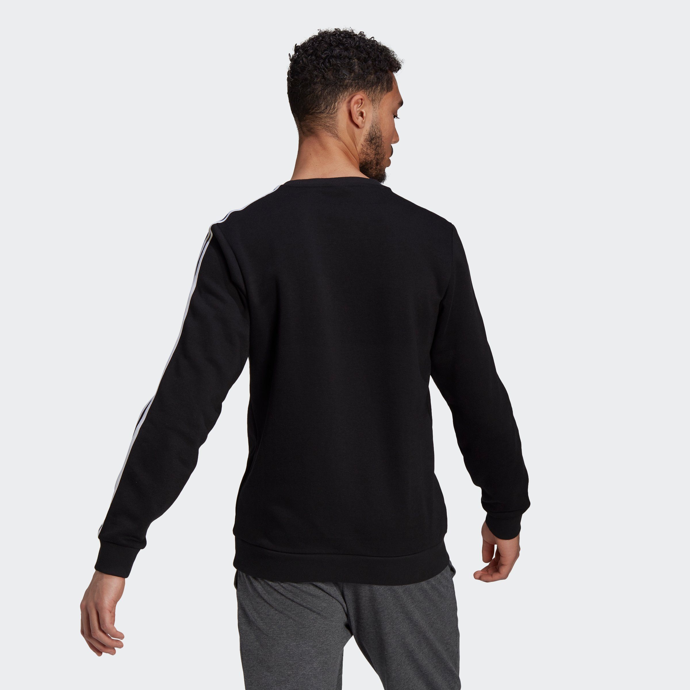 ESSENTIALS adidas FLEECE Sportswear Sweatshirt 3-STREIFEN