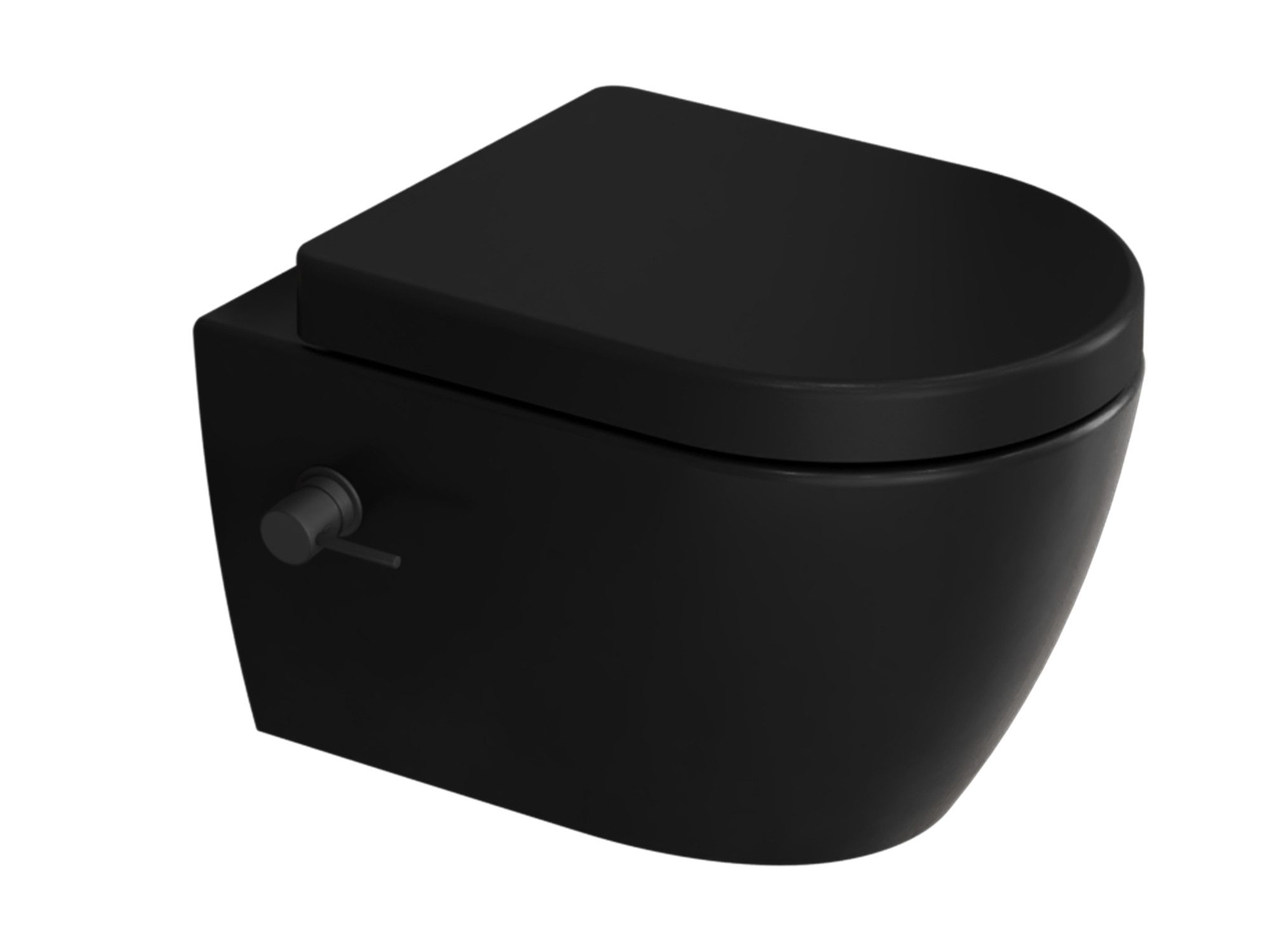 Aqua Bagno Dusch-WC Taharat schwarz matt günstig online kaufen