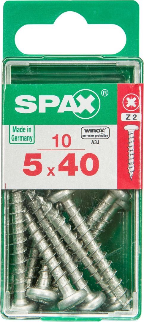 SPAX Holzbauschraube Spax Universalschrauben - 40 5.0 mm x 10 TX 20
