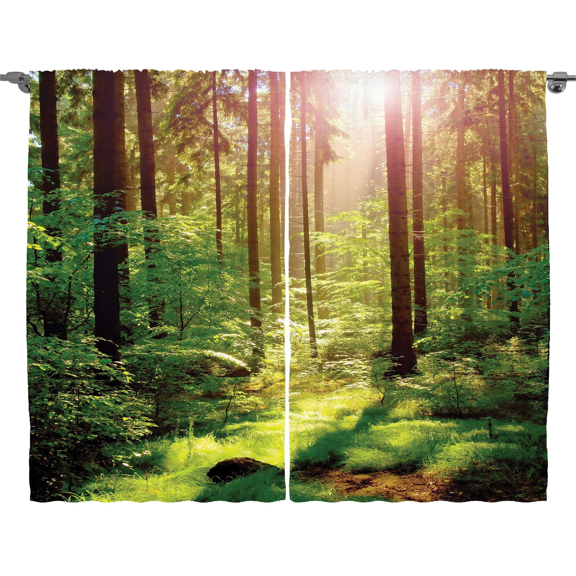 Abakuhaus Gardine Schlafzimmer Kräuselband Vorhang mit Schlaufen und Haken, günstig online kaufen