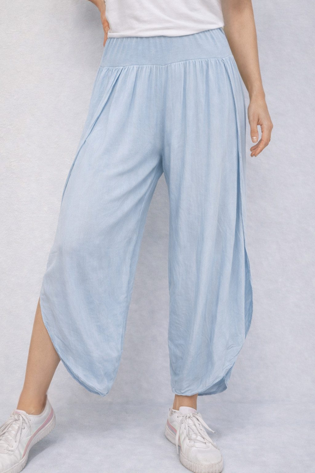 ITALY VIBES Haremshose VITTORIA - Hose - luftige trendige Sommerhose - ONE SIZE passt hier Gr. XS - L