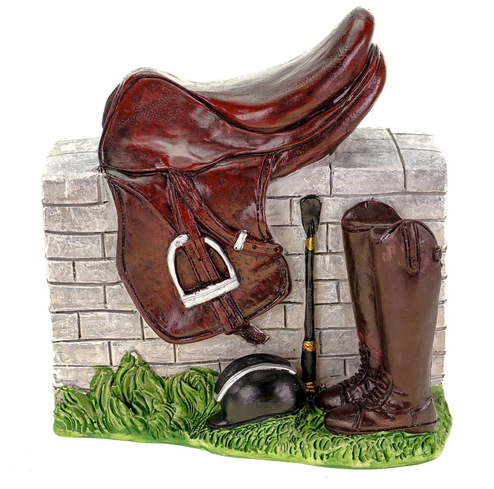 Kremers Schatzkiste Spardose XXL Sparkasse Pferdesattel 15 cm Poly bunt Spa günstig online kaufen