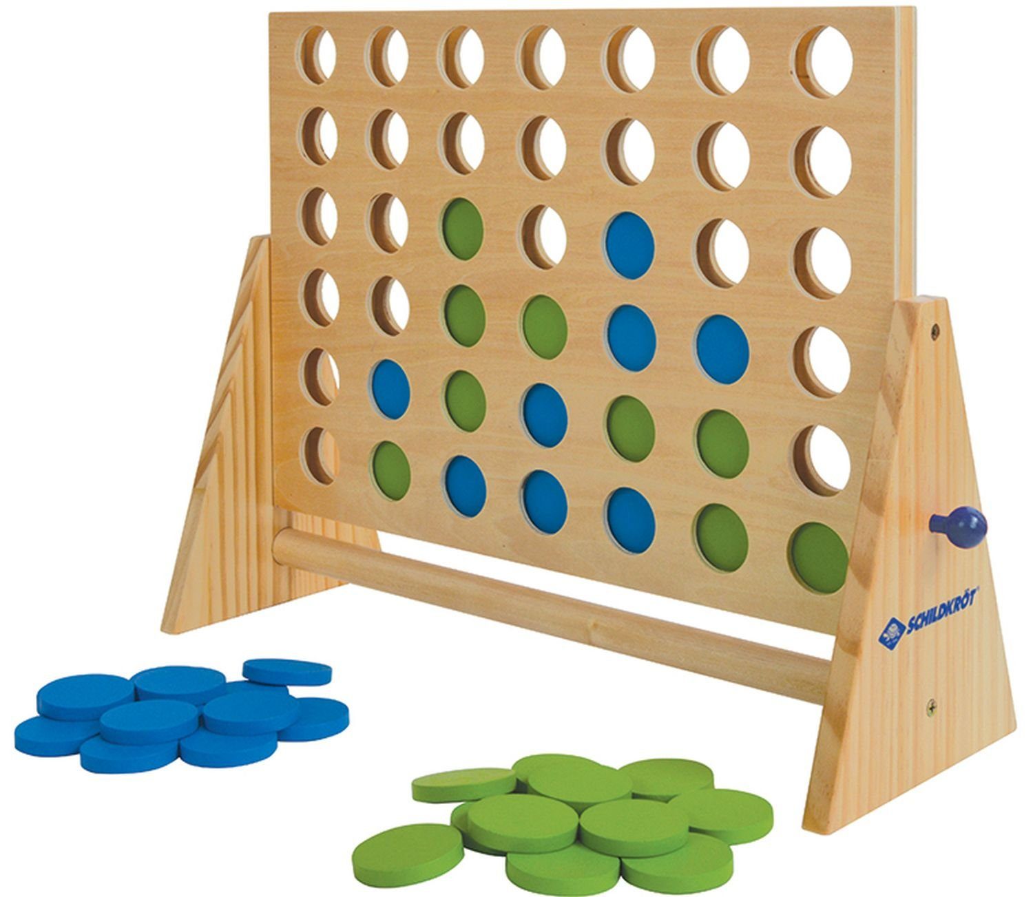 Spiel 4 Gewinnt, Gesellschaftsspiel Reisespiel Holzspiel