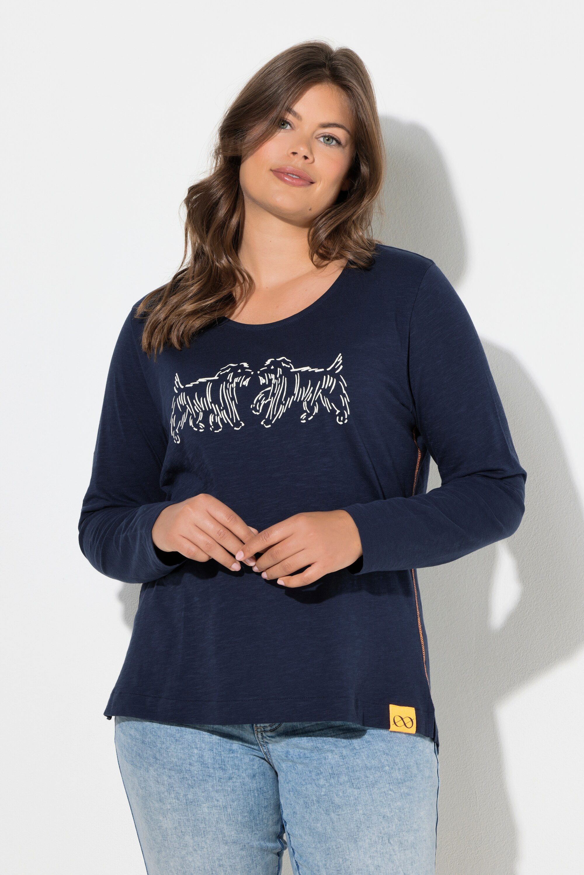 T-Shirt ShirtLangarmRundhalsausschnittOEKO-TEX