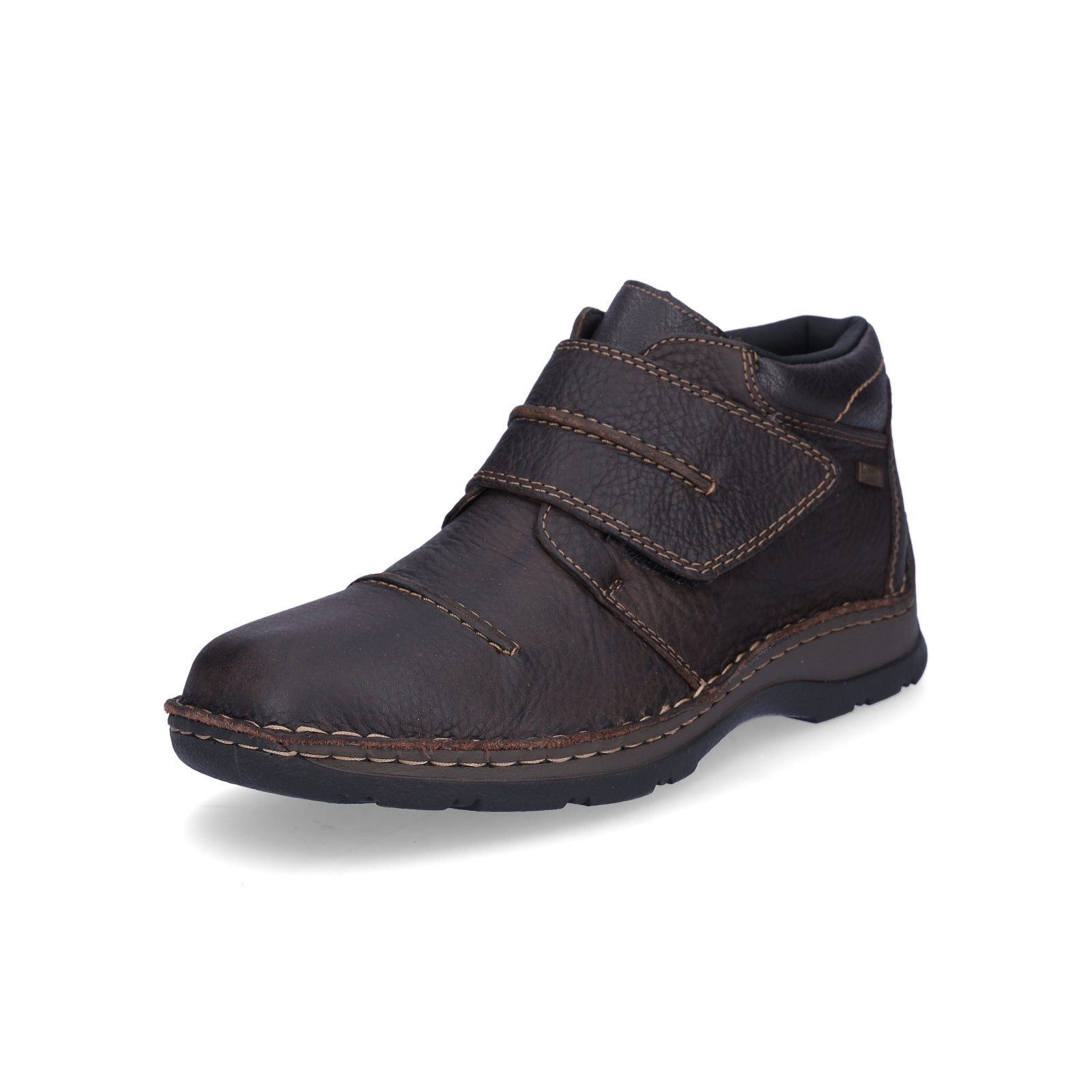 Rieker Rieker Herren Leder Klettschuh braun Klettschuh