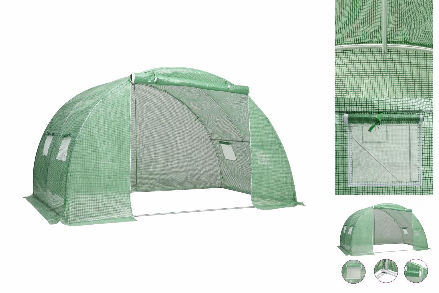 vidaXL Gewächshaus Gewächshaus 8 m² 242 m grün | Rabatt: 24% vidaXL Gewächshaus Gewächshaus 8 m² 242 m grün | Rabatt: 24%