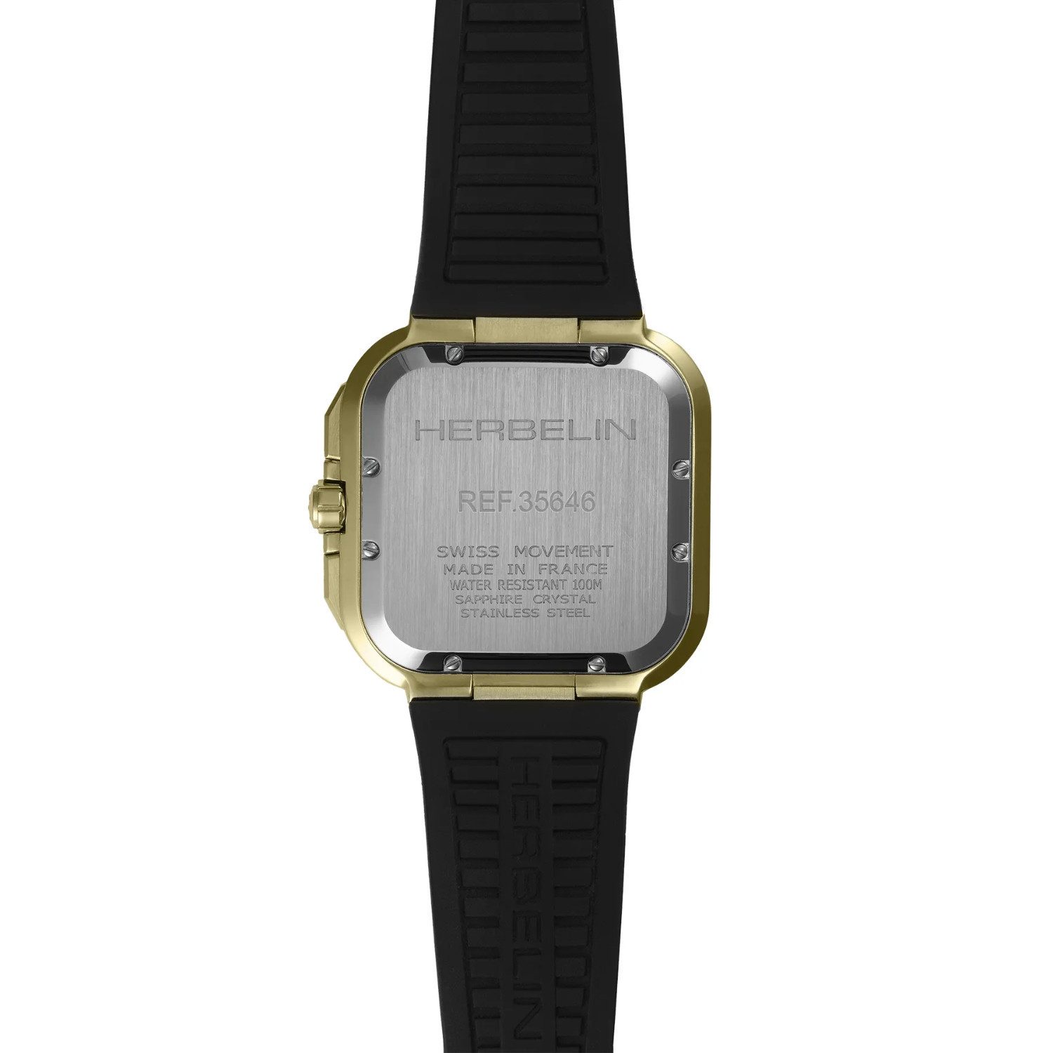 Michel Herbelin Quarzuhr Michel Herbelin Uhr Herren Cap Camarat Square Chrono 35646P1N14CA, (1-tlg)