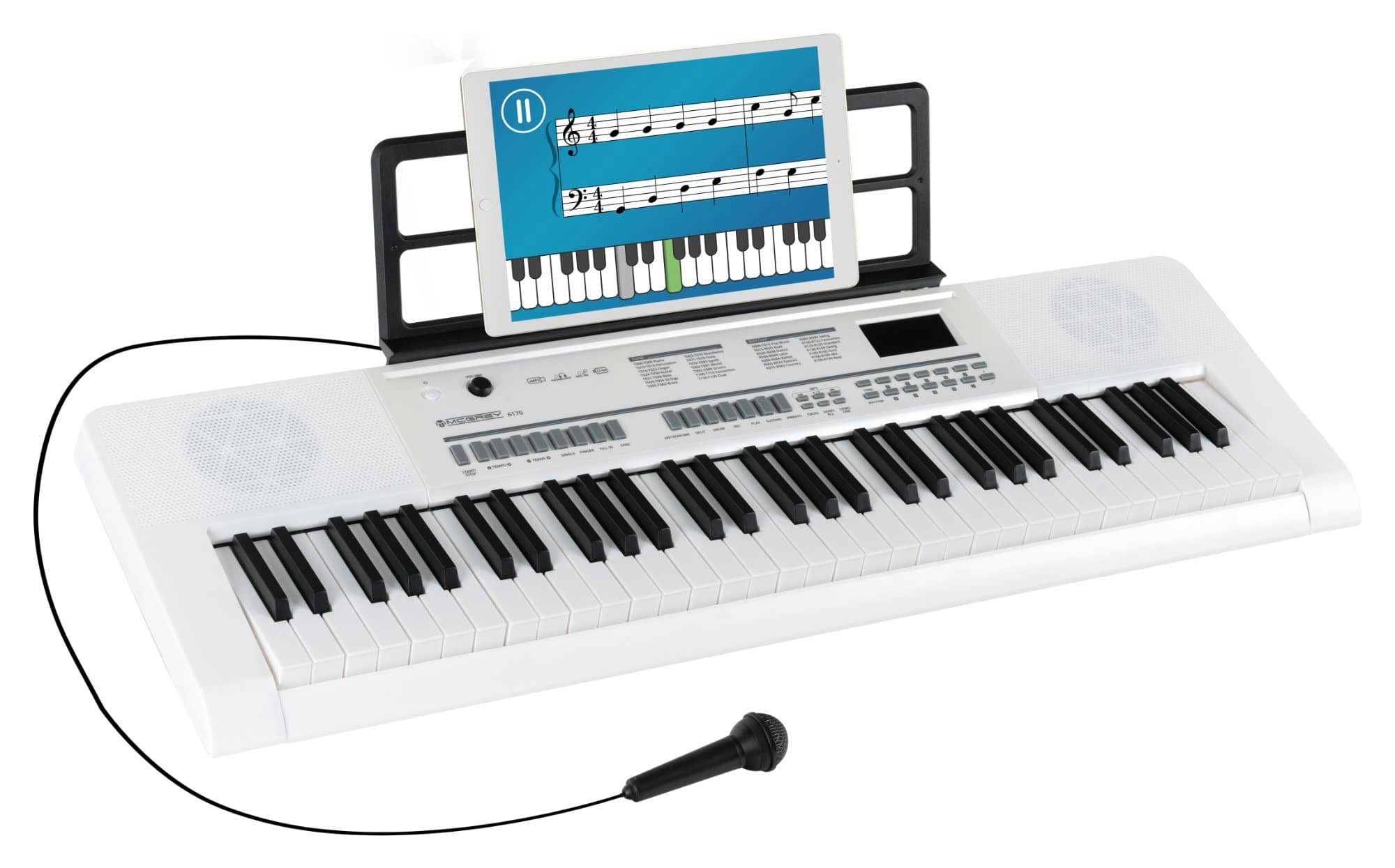 Home-Keyboard 6170 Akku-Keyboard - 61 Tasten-Keyboard mit integriertem Akku