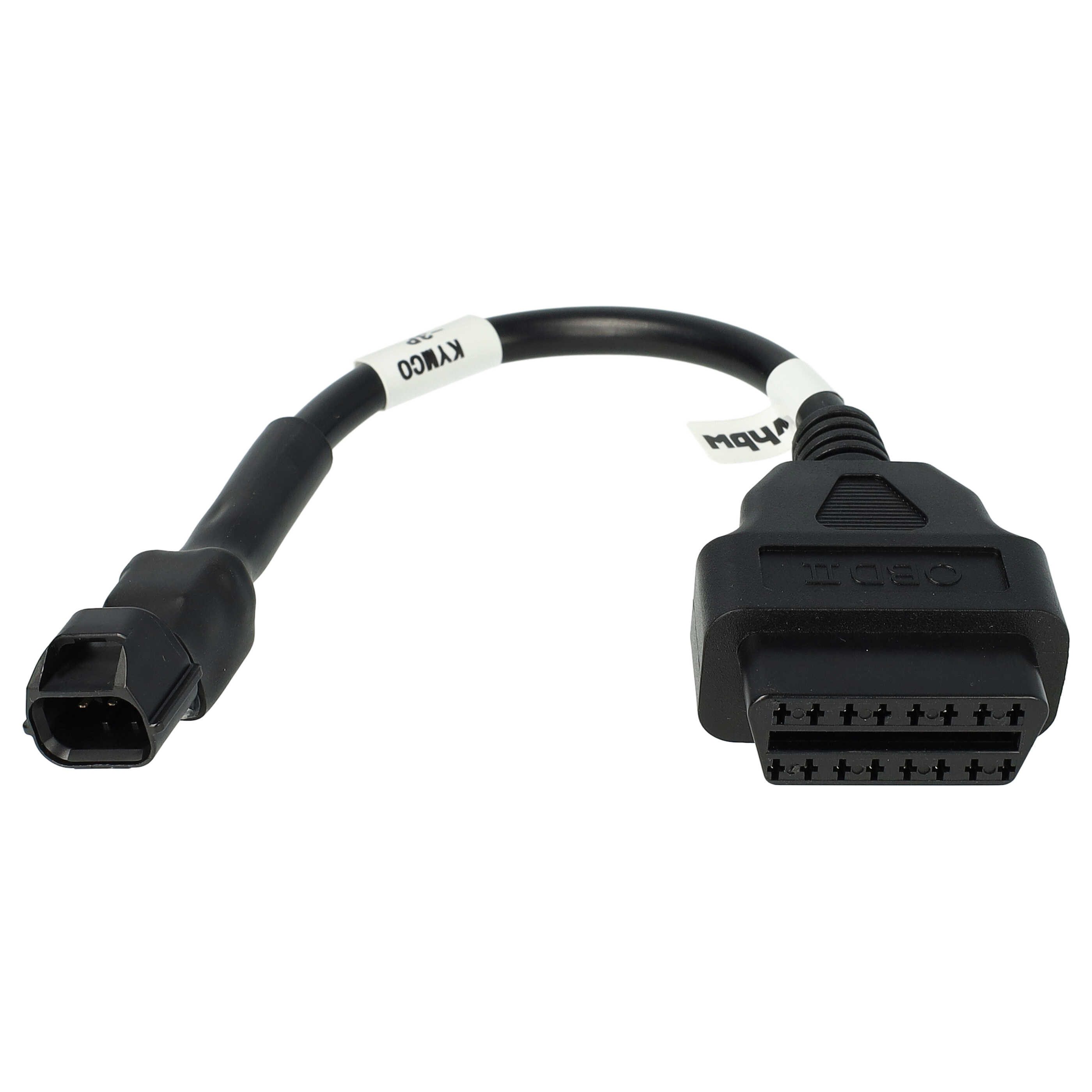 vhbw passend für Kymco Motorrad / KFZ / Diagnosegerät / Scooter Computer-Kabel