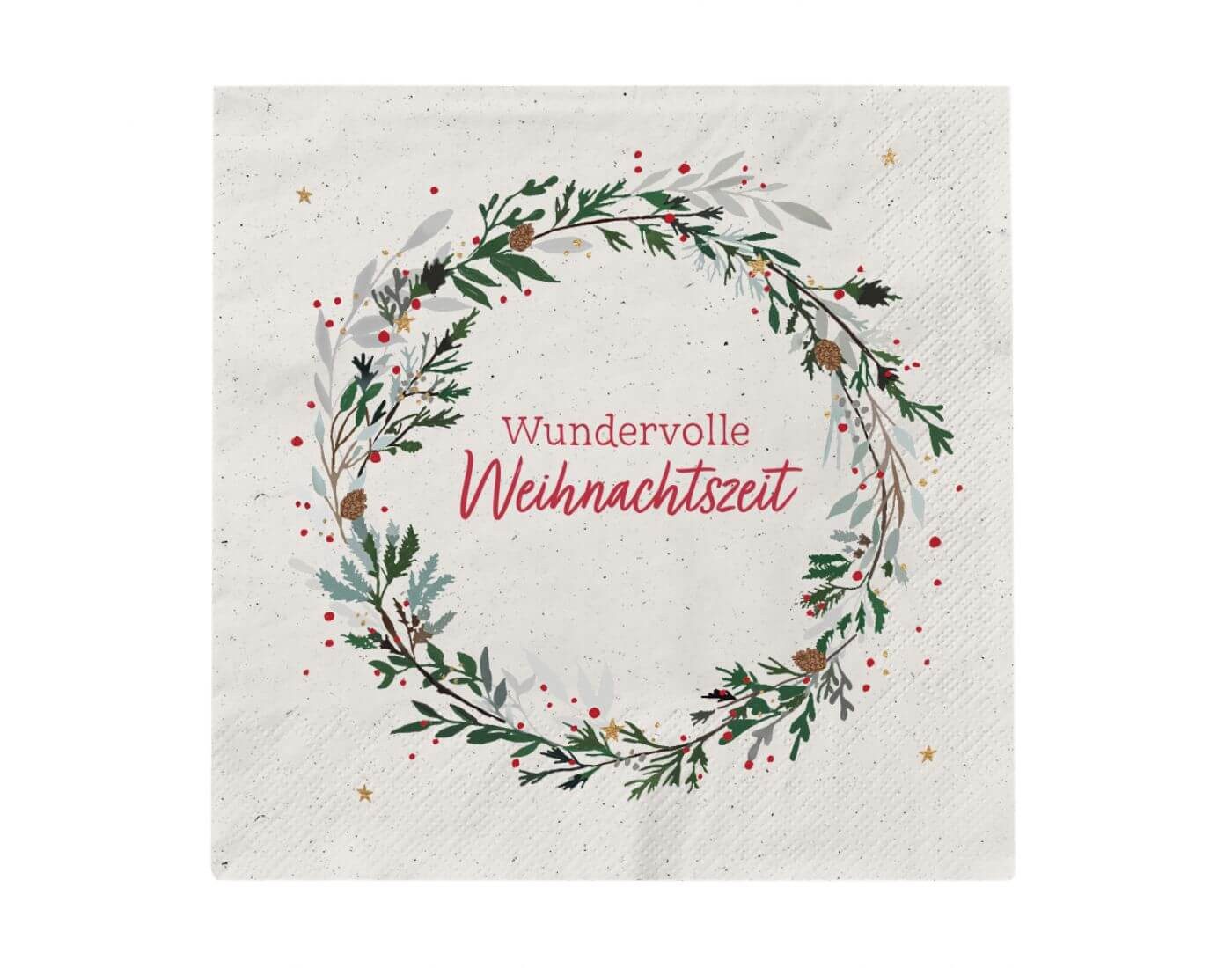 Grafik Werkstatt Weihnachtsfigur Cocktailservietten Weihnachten Wundervolle Weihnachtszeit