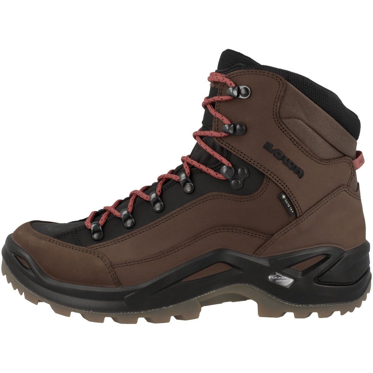 Lowa Outdoorschuh Verstärkte Renegade Ferse Mid Herren GTX rot