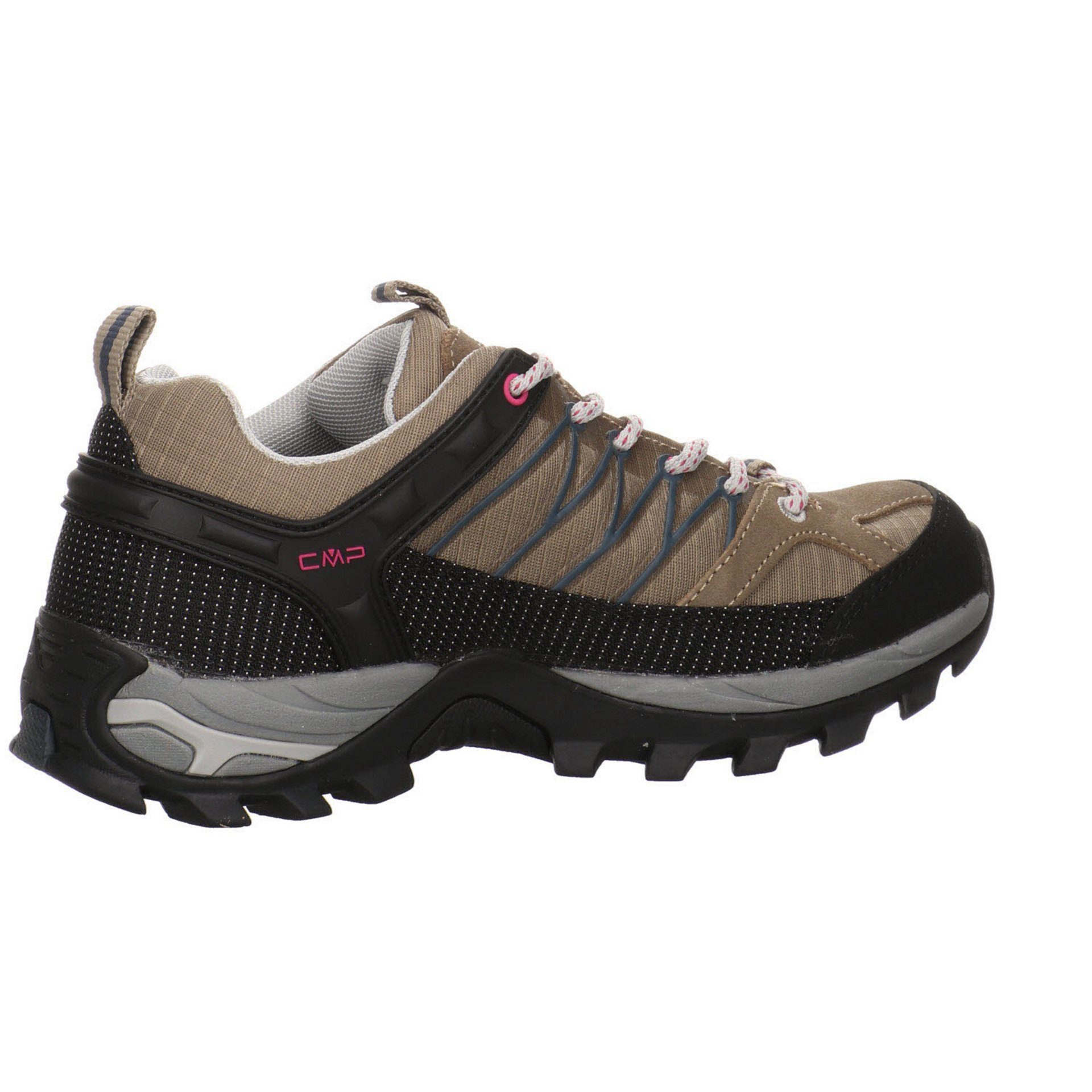 Outdoor CMP beige Schuhe Outdoorschuh Outdoorschuh Rigel Synthetikkombination kombiniert mit Damen Low