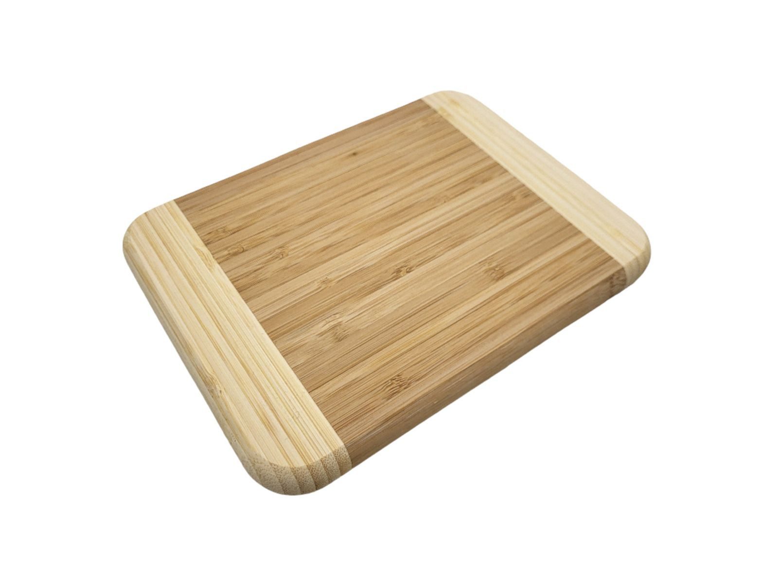 BURI Schneidebrett Bambus Schneidebrett 20x15cm Frühstücksbrettchen Holzbrett Brettchen, Bambus