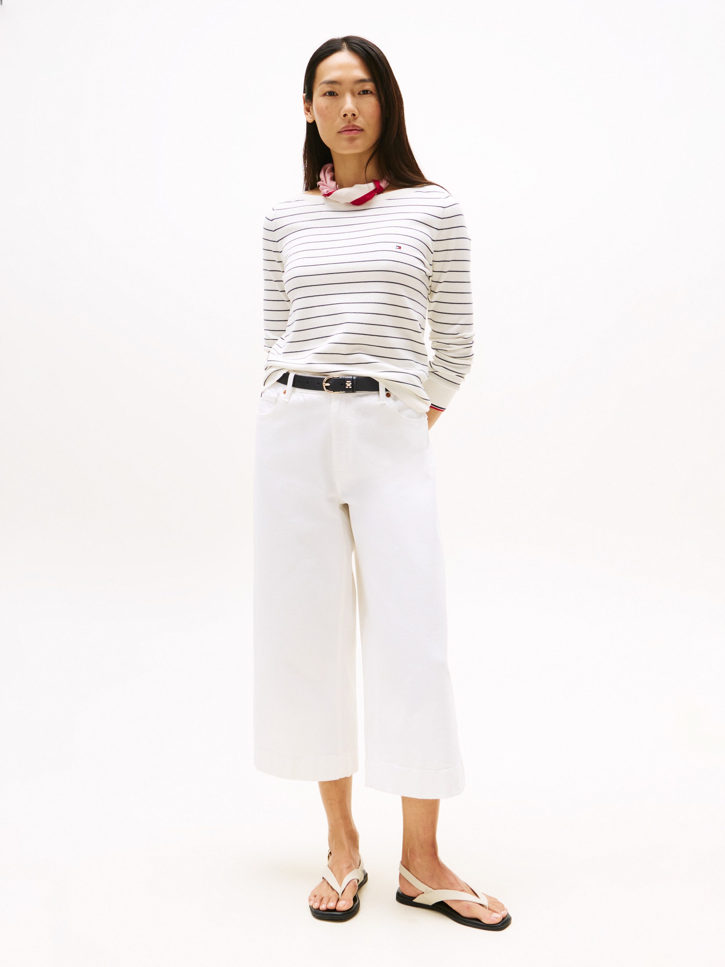 Tommy Hilfiger Strickpullover CO JERSEY STITCH günstig online kaufen