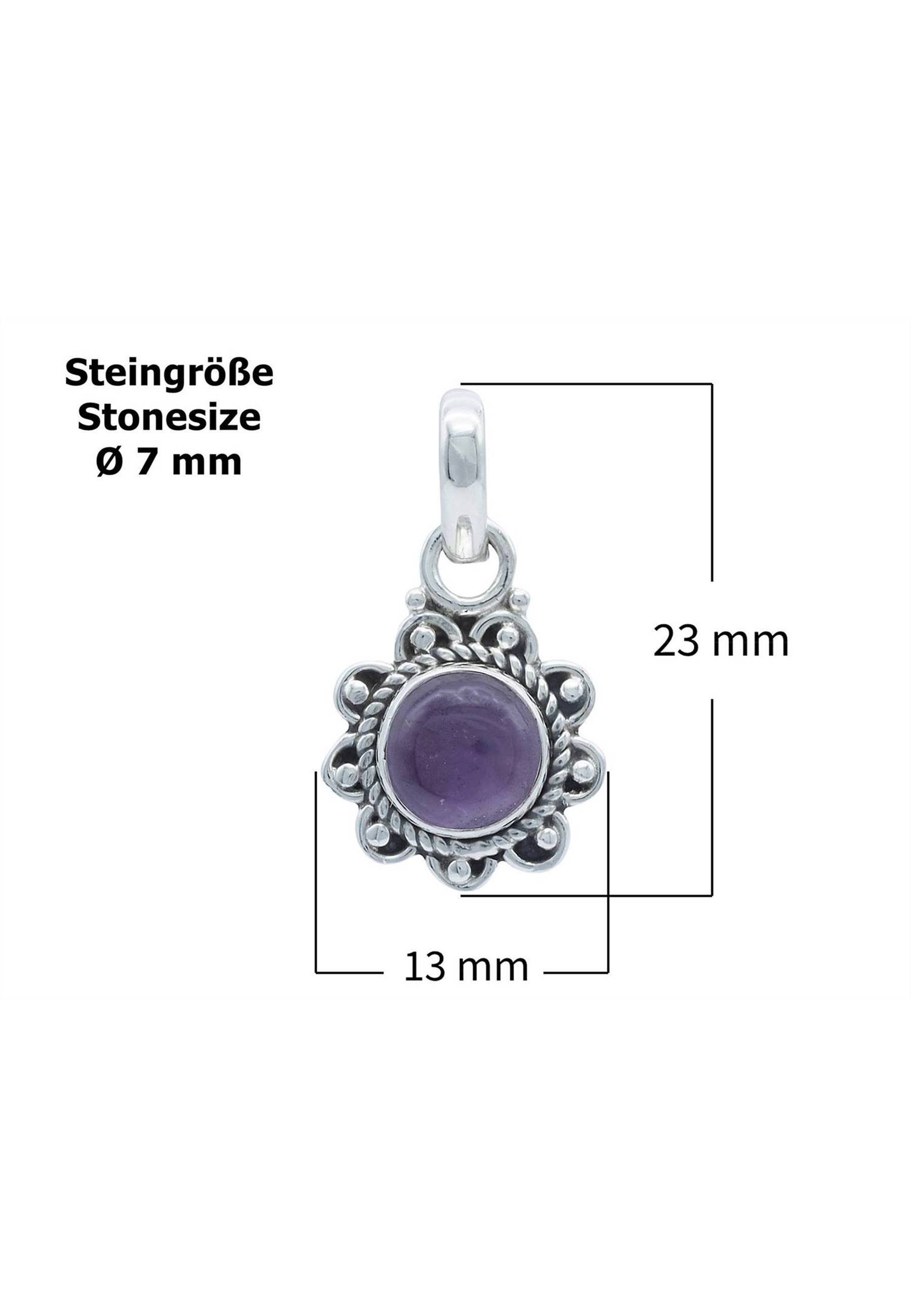 Anhänger mantraroma mit Kette SilbermitAmethyst 925er