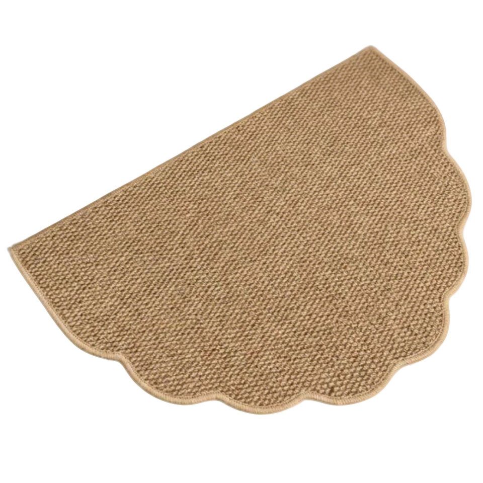 Agger Fußmatte Sisal-Fußmatte, Halbmond-Kratzmatte, Kratzbrett, strapazierfähige Kratz-Fußmatte für Katzen, dekorative Fußmatte