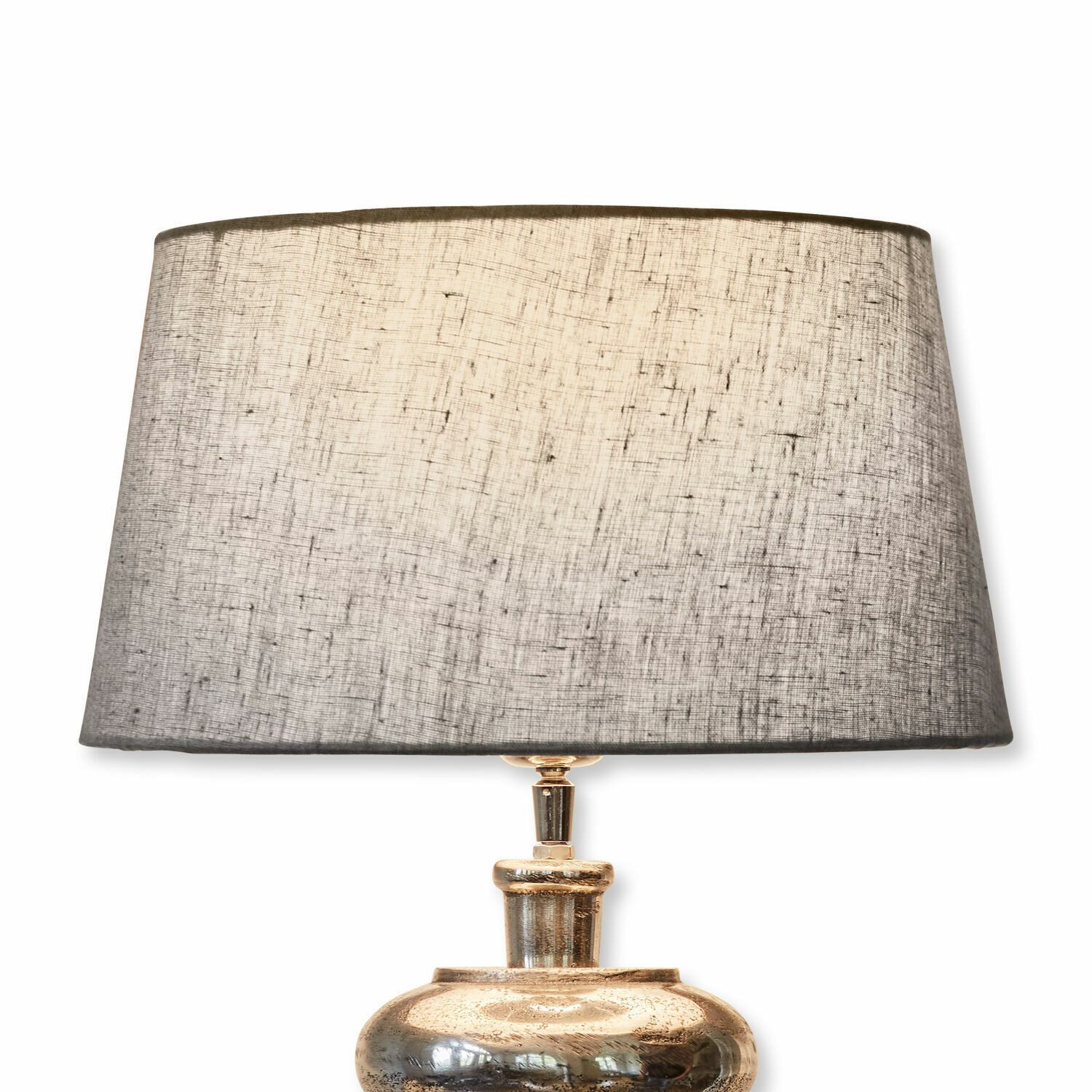 Mirabeau Lampenschirm Lampenschirm Anfor taupe, stilvolles Interieur, Unterschiedliche Farben aus Samt oder Leinen