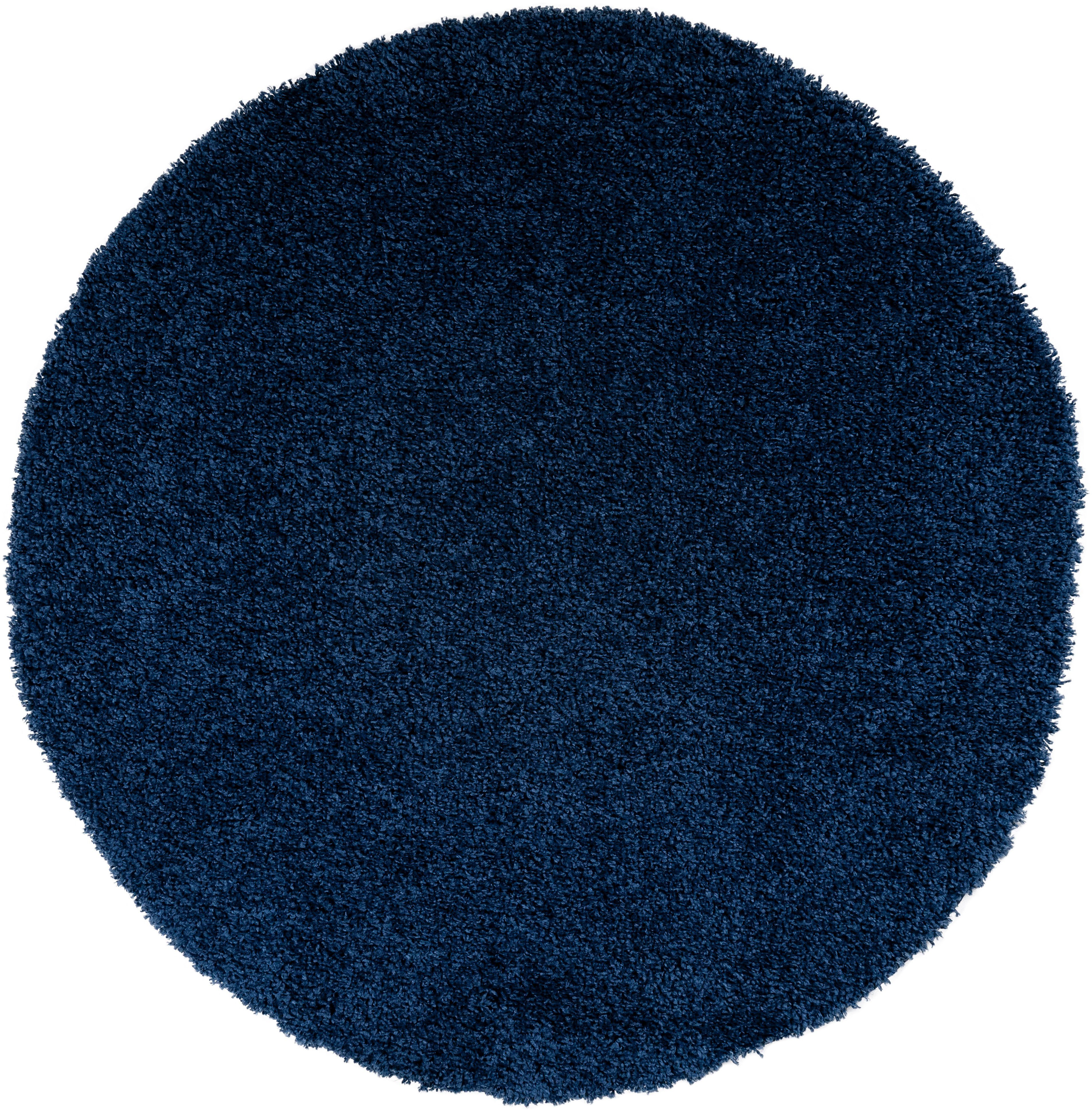 OTTO home Teppich Shaggy 30, rund, Höhe: 30 mm, Teppich in Uni-Farben, besonders weich und kuschelig, Wohnzimmer