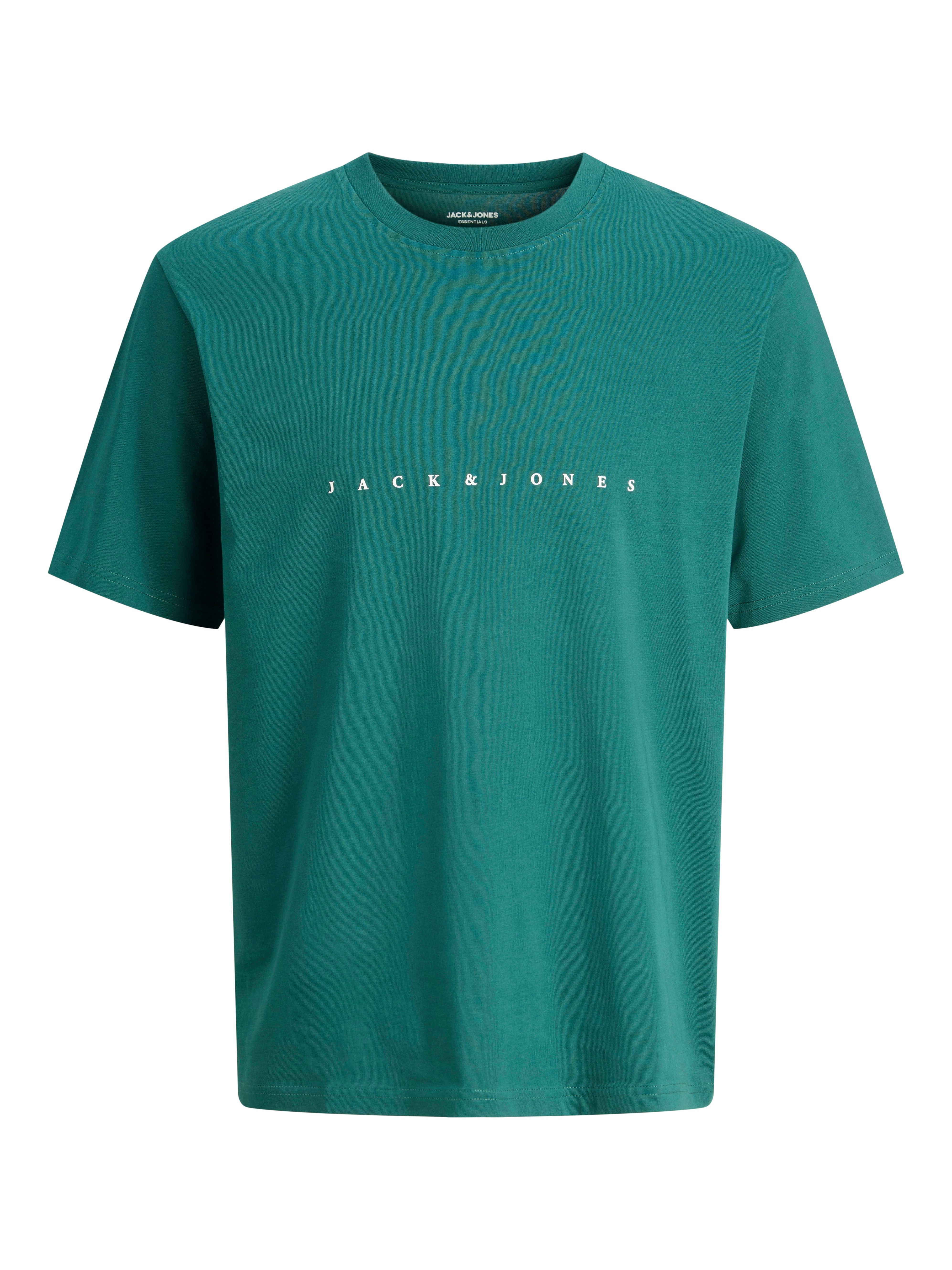 Jack & Jones Rundhalsshirt JJESTAR mit Pigmentprint und Baumwollgefühl Baumwolle, relaxed fit – Bild 5 von 5