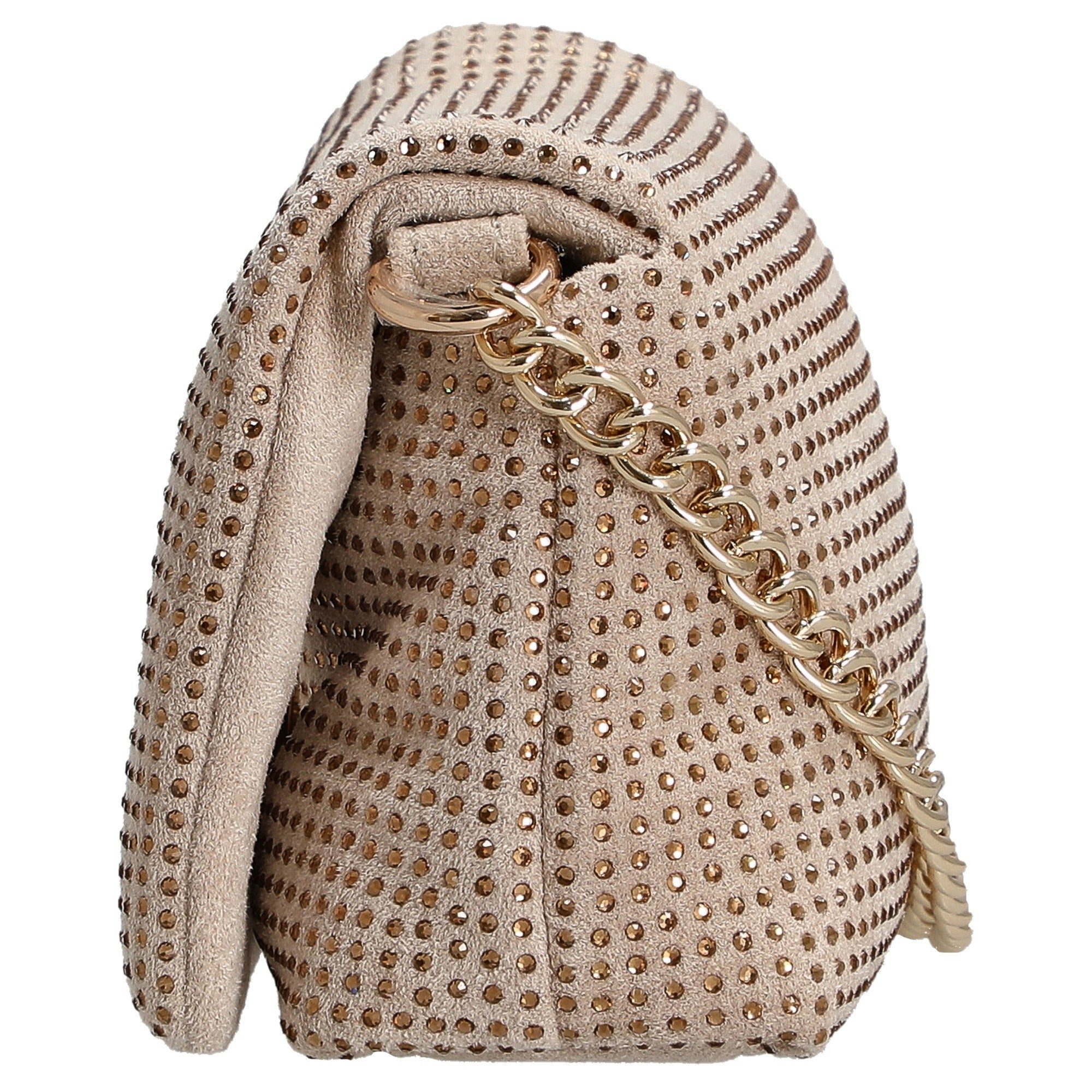 Liu Jo Umhängetasche Lapuffy - Umhängetasche XS 14 cm (neutro/brass gold)