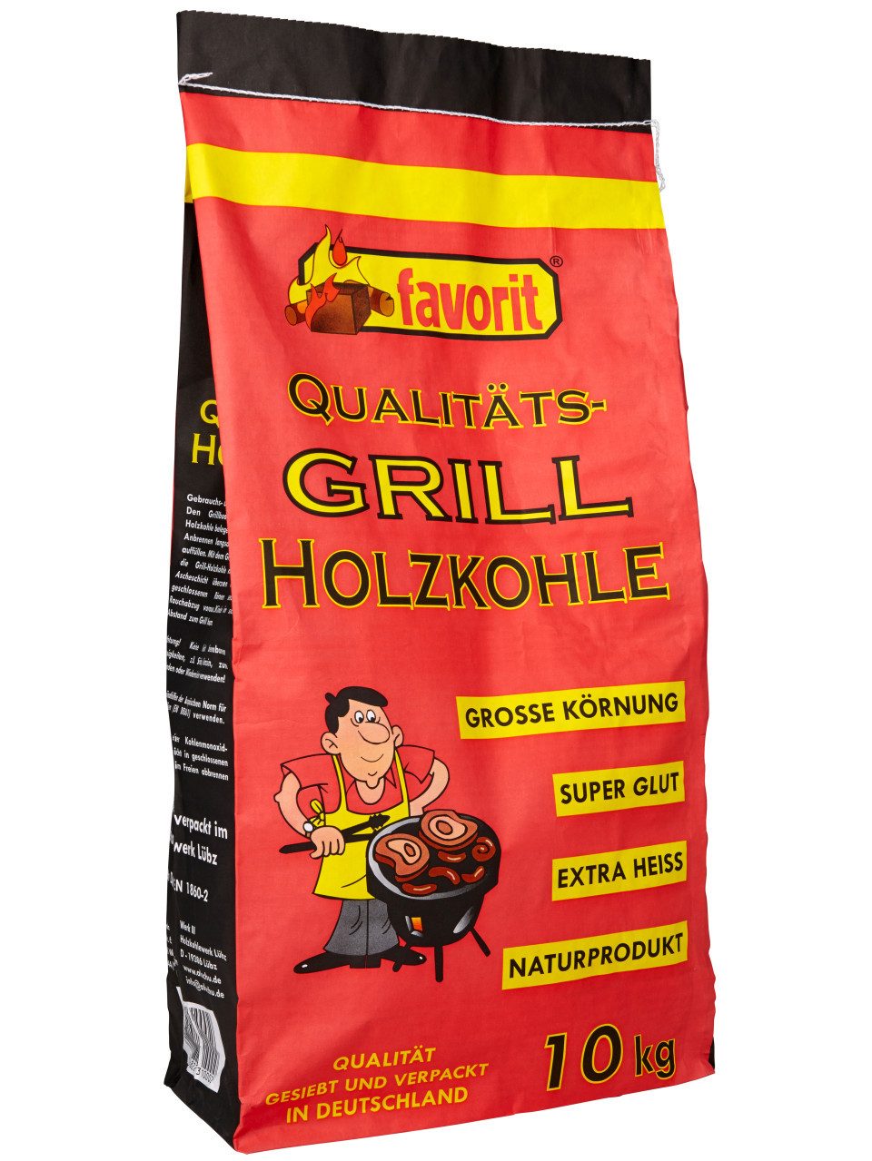 favorit Holzkohle Favorit Holzkohle 10 Kg, 10 l