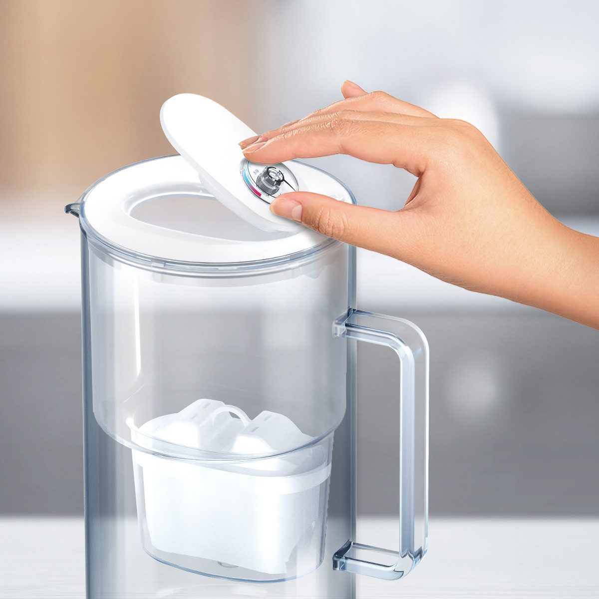 AQUAPHOR Wasserfilter Glas-Wasserfilter mit Filterkartusche MAXFOR, bis 200l.Kapazität, Zubehör für /Filterkartuschen Maxfor+, Maxfor+ Mg. (Magnesium), Maxfor+H (für hartes Wasser, reduziert mehr Kalk), /Reduziert Kalk & Chlor sowie Schwermetalle.