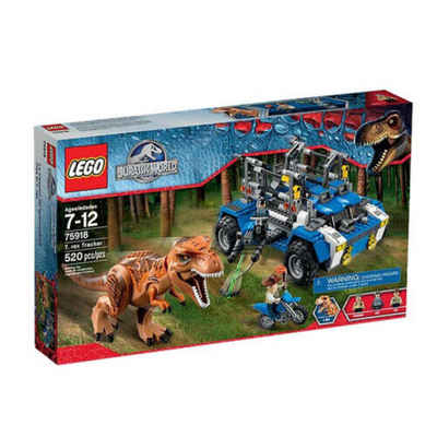 LEGO® Spielbausteine Jurassic World - T-Rex Fänger, Kinder, Spielzeug, Film, Klassiker, (498 St)