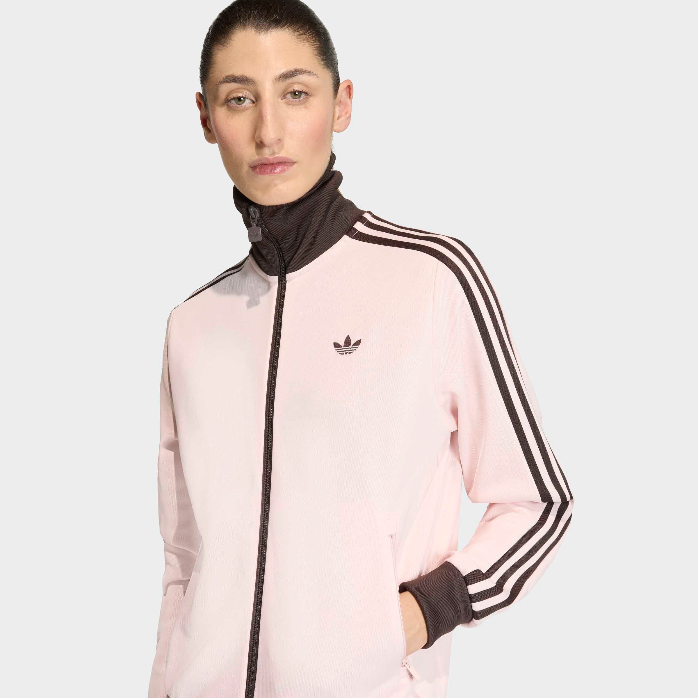 adidas Originals Trainingsjacke BECKENBAUER TT für Erwachsene, mit Reißverschluss, aus Baumwolle, reguläre Passform