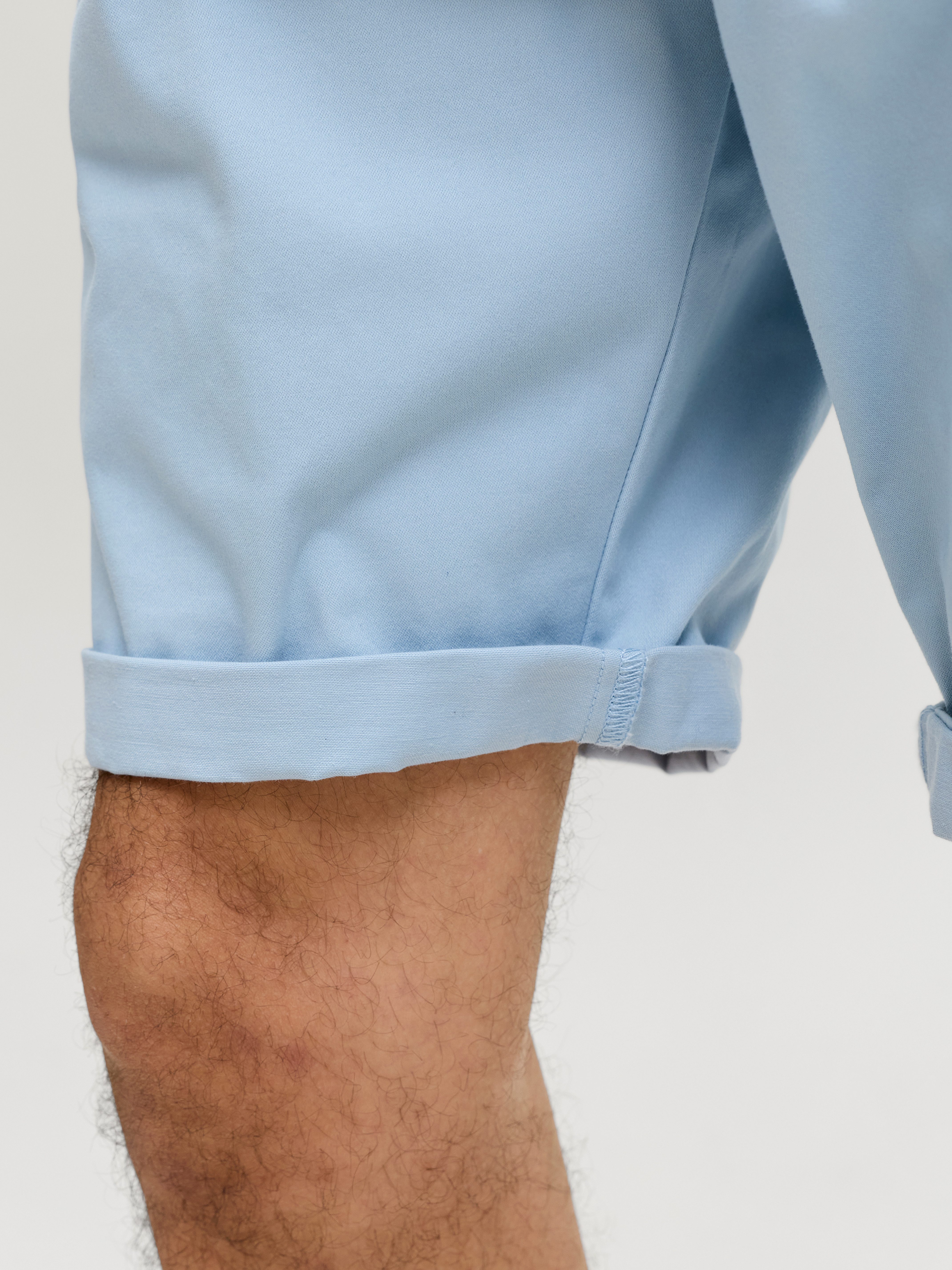 Jack & Jones Chinoshorts JPSTBOWIE JJSHORTS S mit Aufschlag